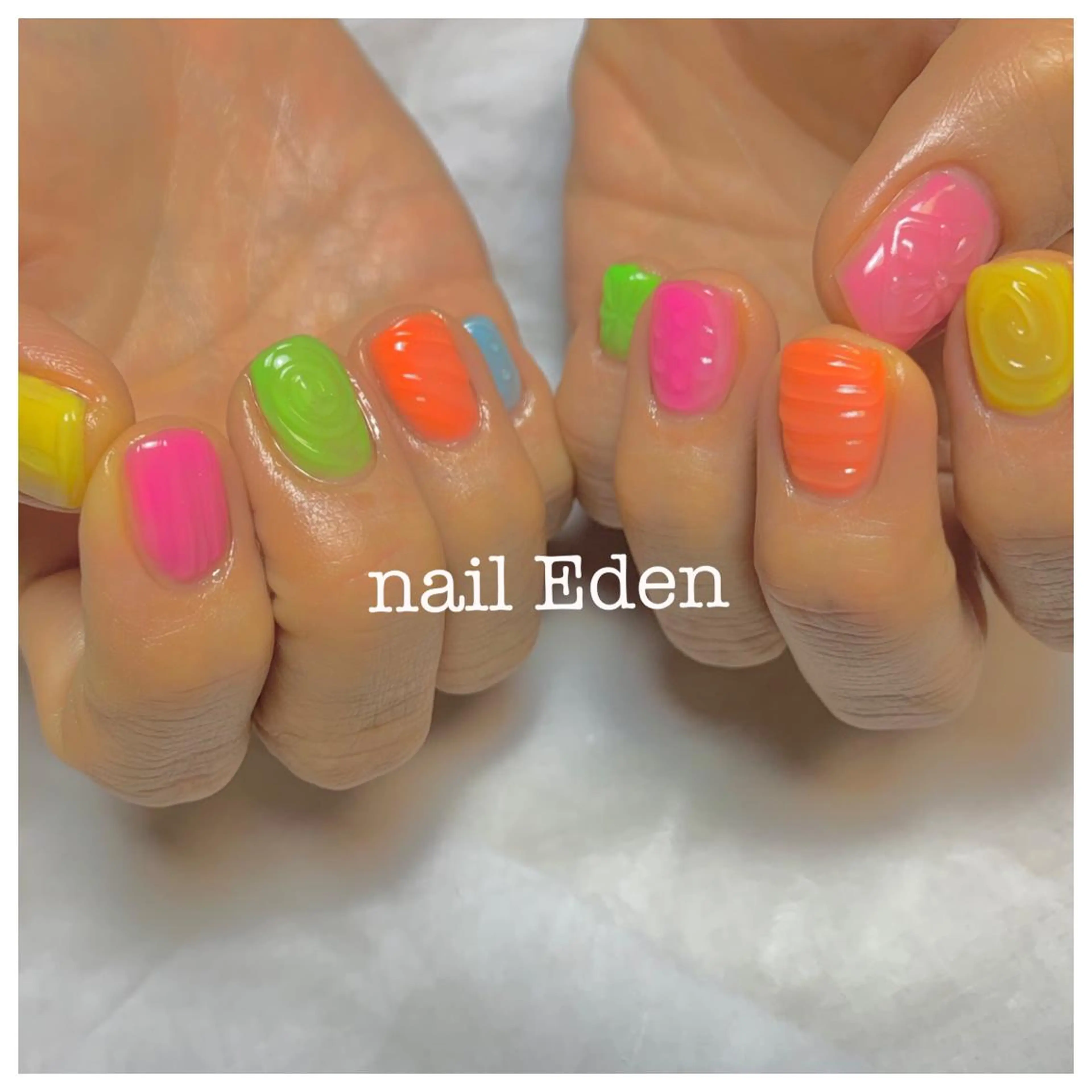 ネイル 持ち込み ハンドネイル ハンドケア Eden　private nail saron所属・Eden ♾️のネイルデザイン
