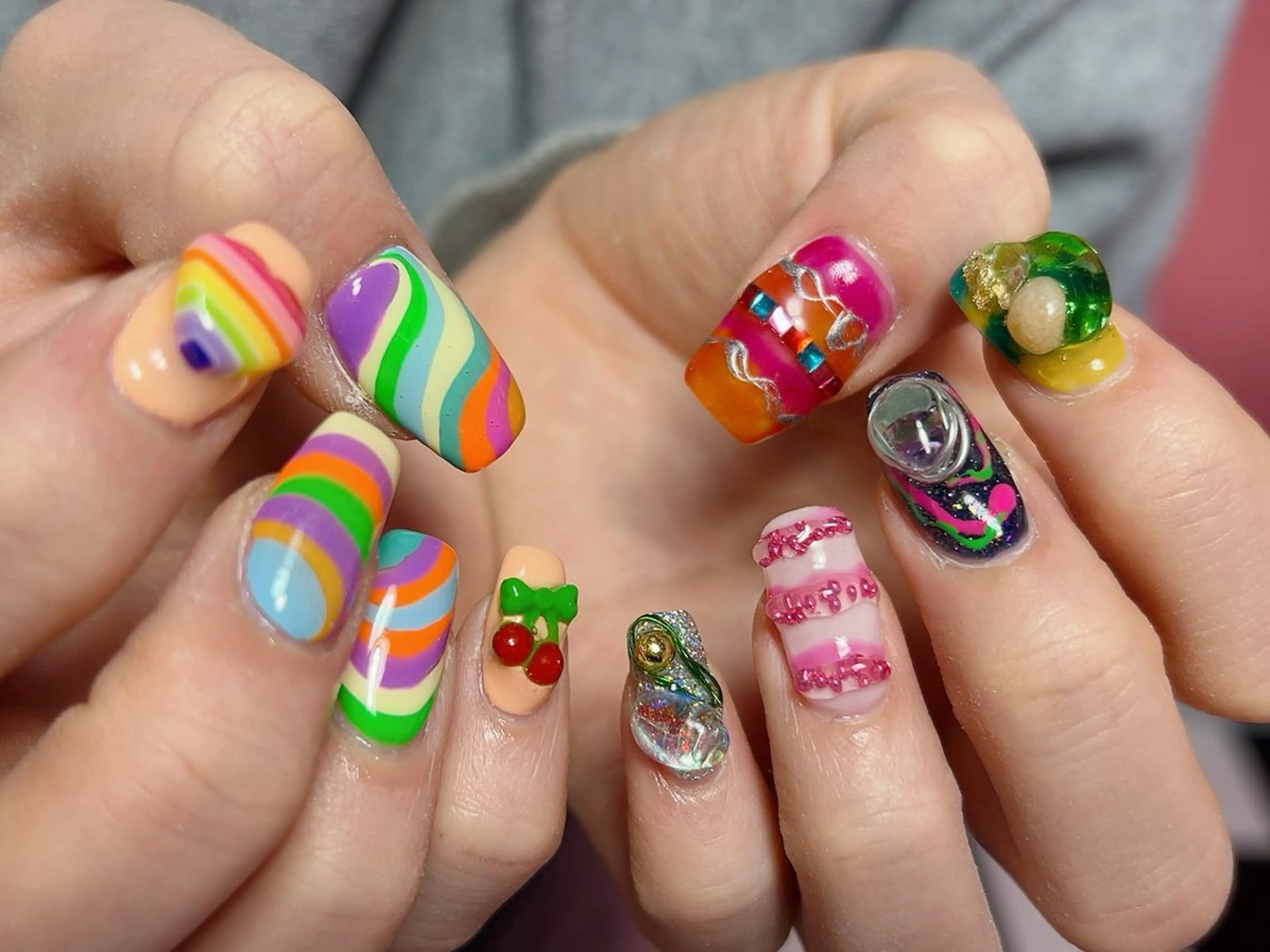 ネイル ハンドネイル Nail Atelier IamI所属・アイアムアイ 大村磨衣のネイルデザイン