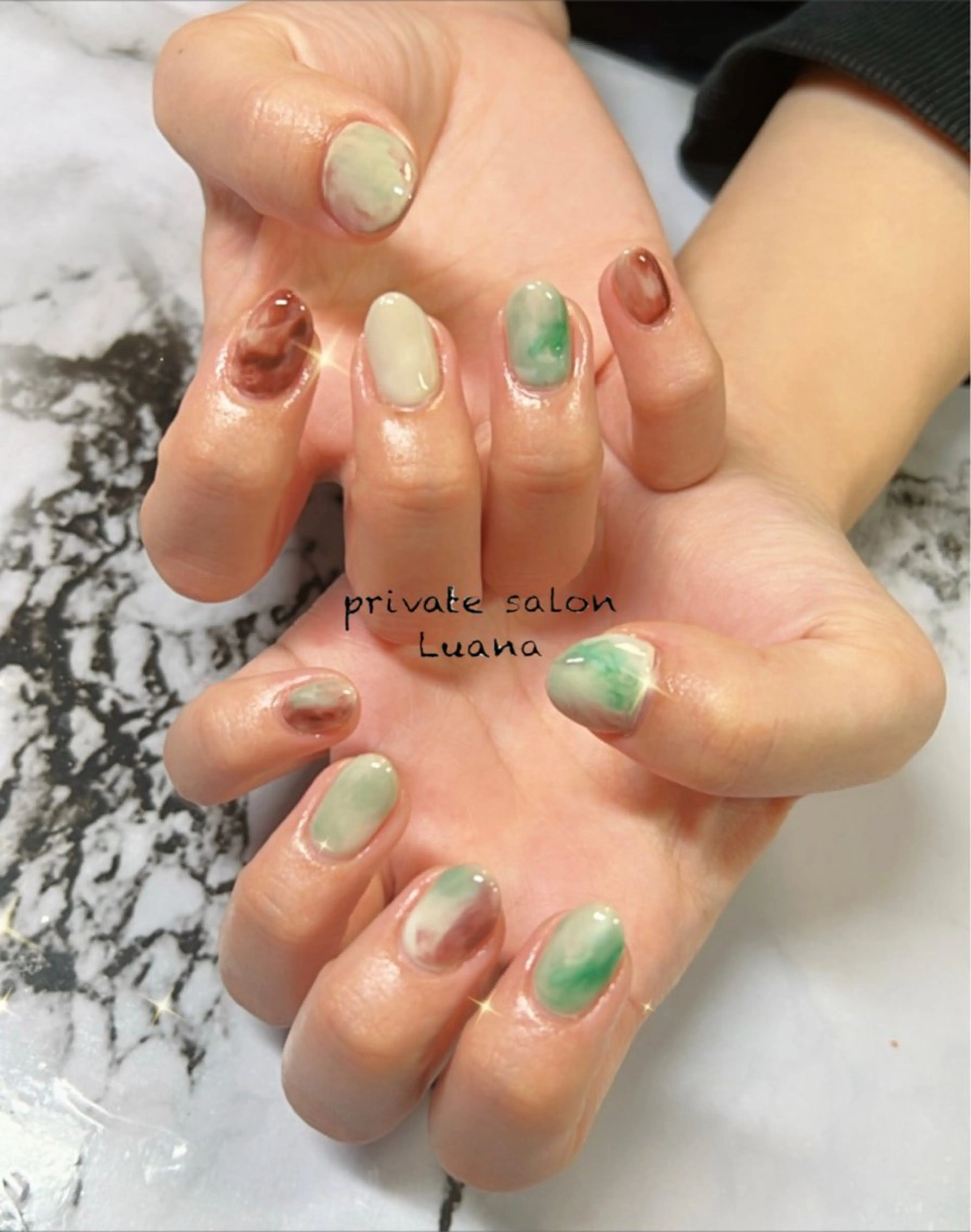 ネイル ハンドネイル 自宅ネイルサロン ルアナのネイルデザイン