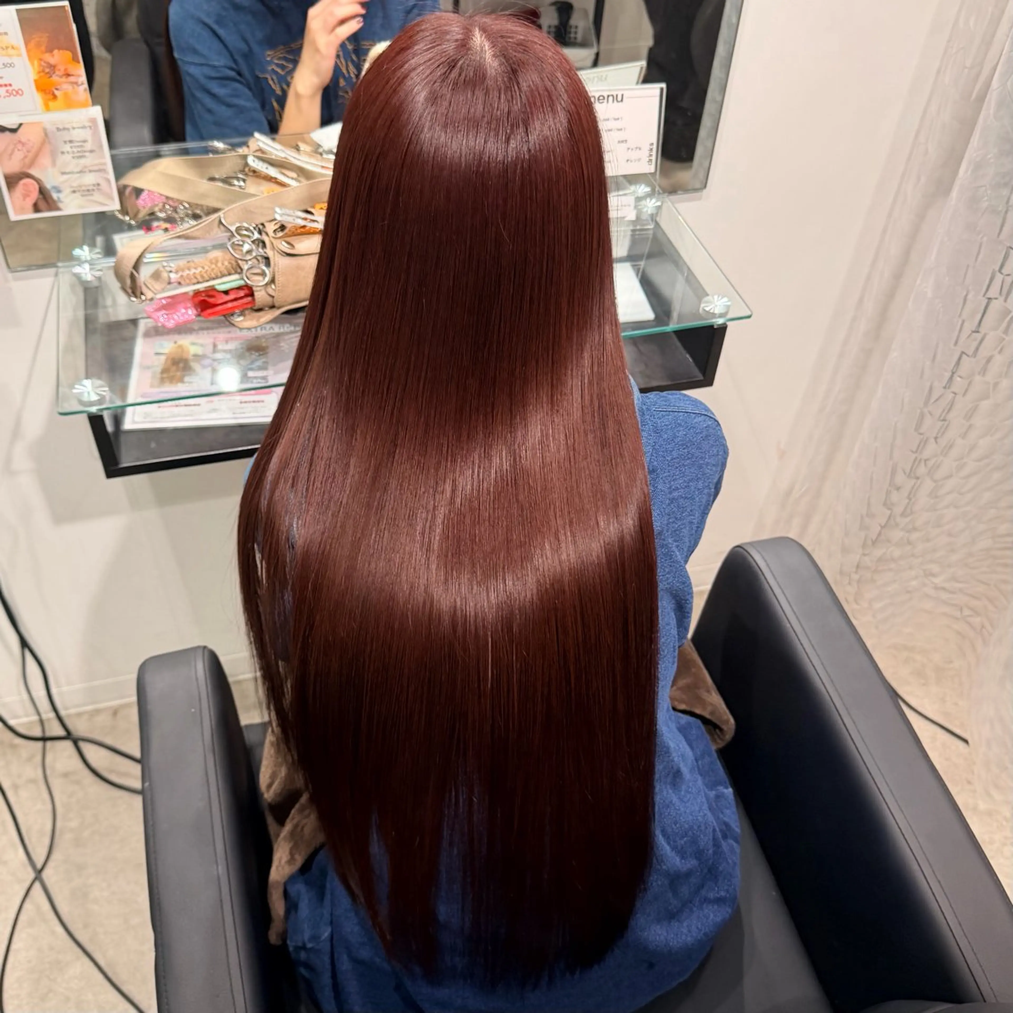 【人気No.2🥈】カット+透明感カラー+髪質改善トリートメントの写真