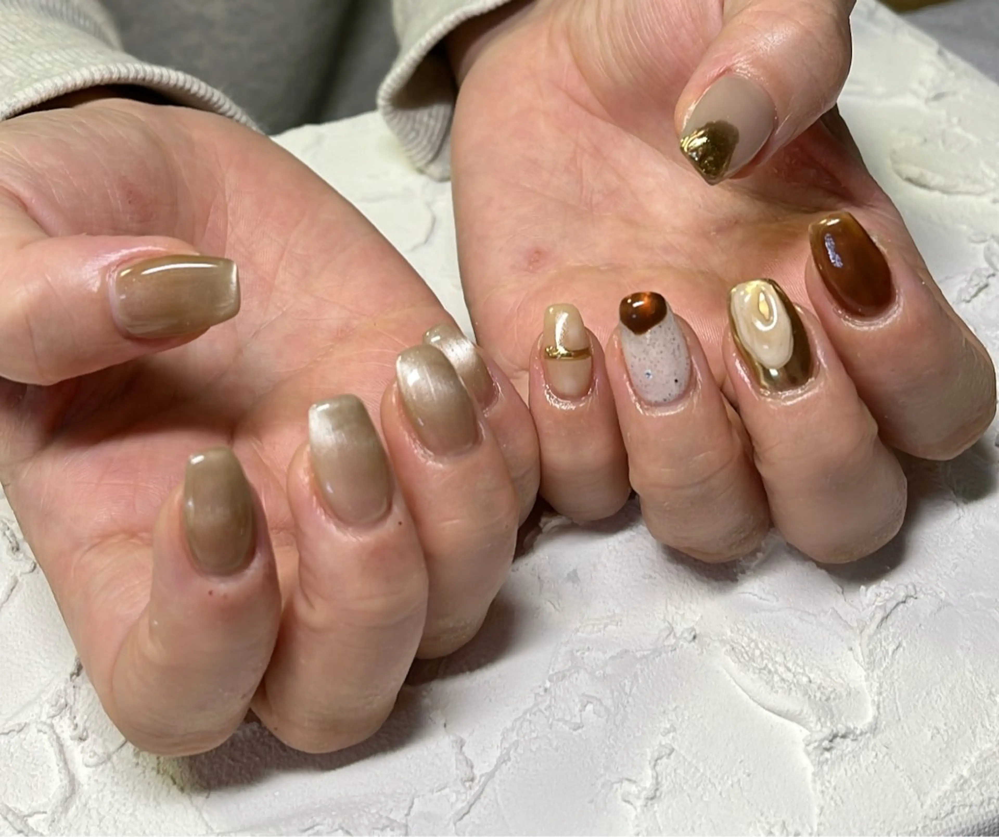 ネイル ハンドネイル Lofi nails ゆきこのネイルデザイン