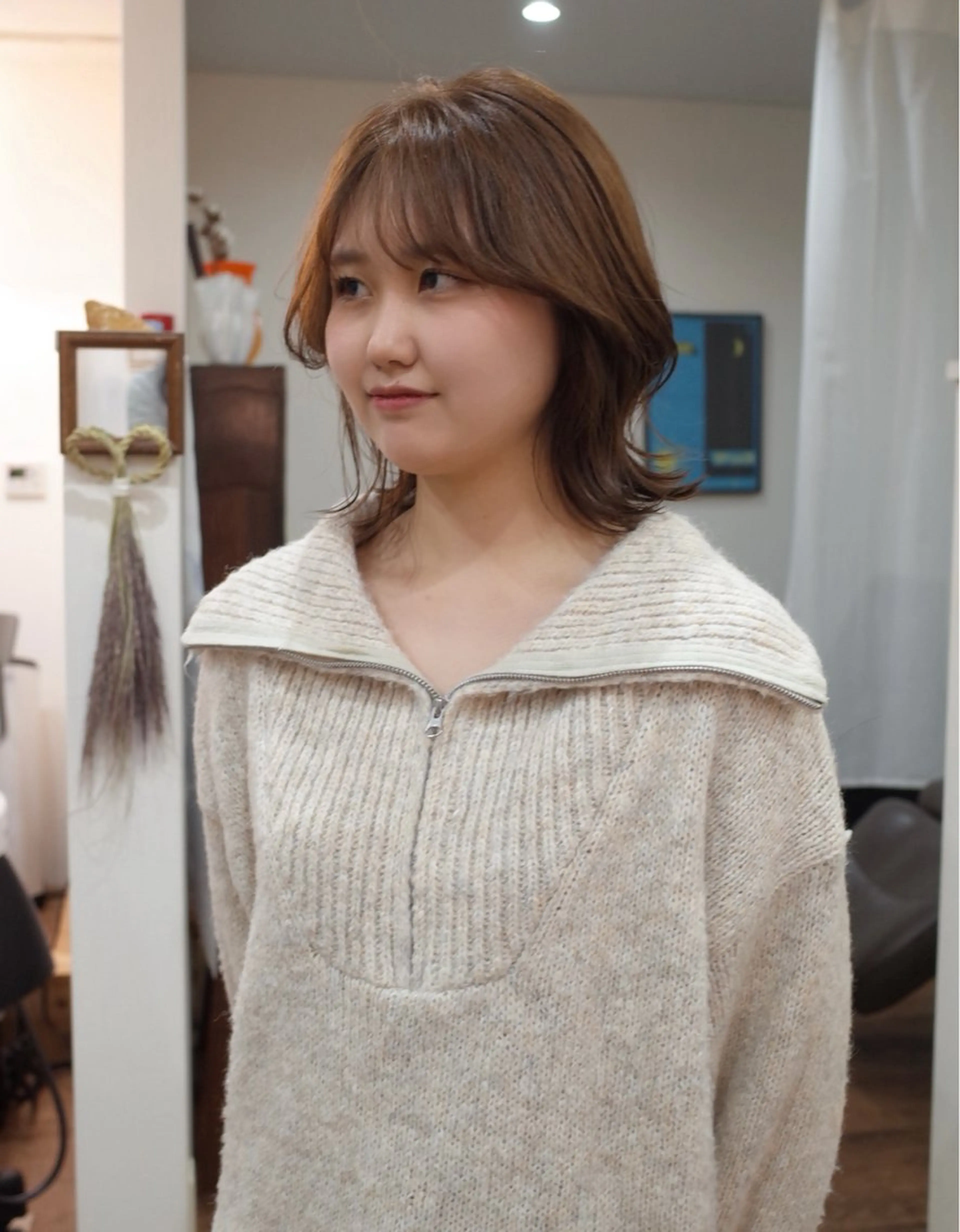 ミディアム ヘアカラー Itsuki モデル募集中♩のヘアスタイル