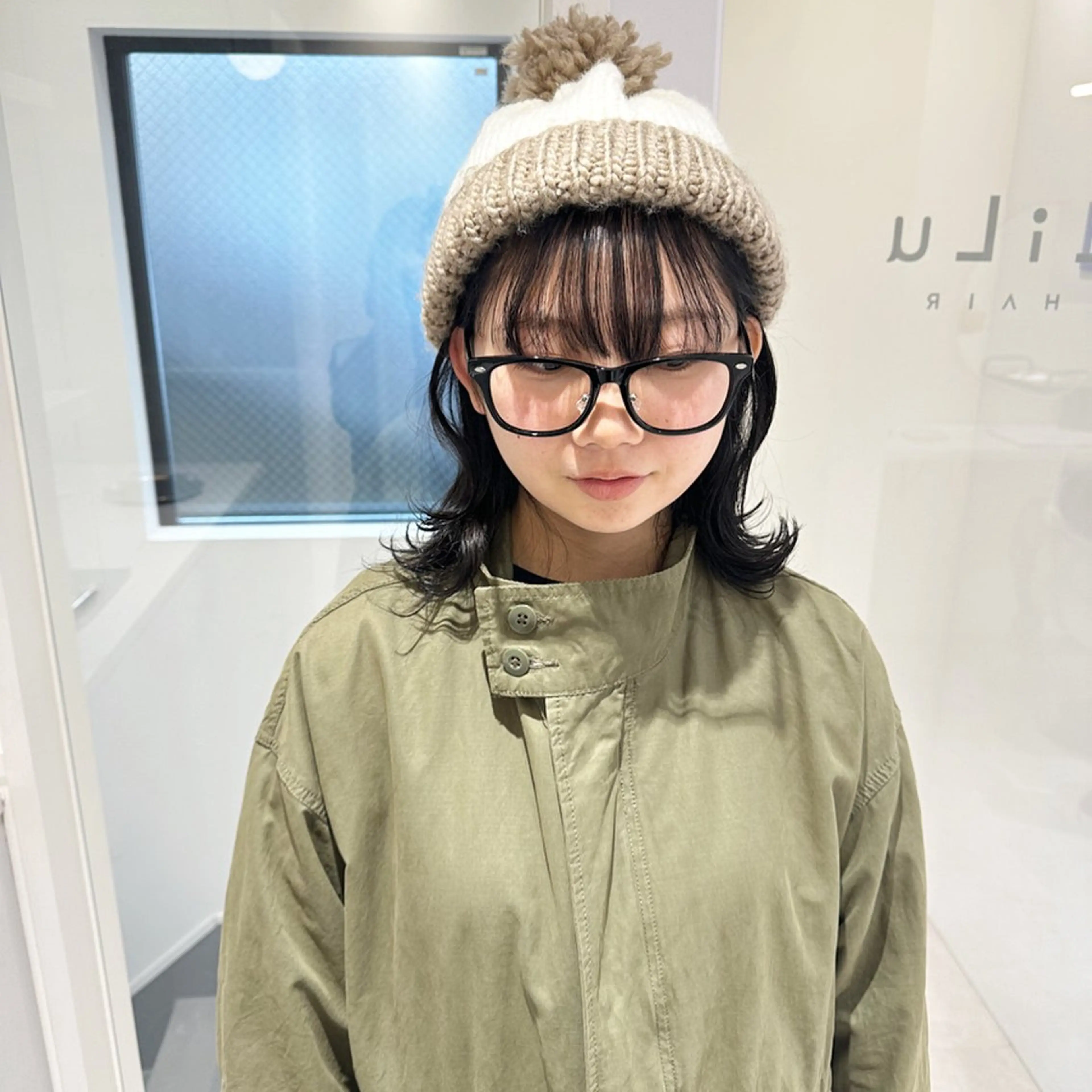 ミディアム カラー パーマ お洒落パーマ/ 艶カラー/michiのヘアスタイル