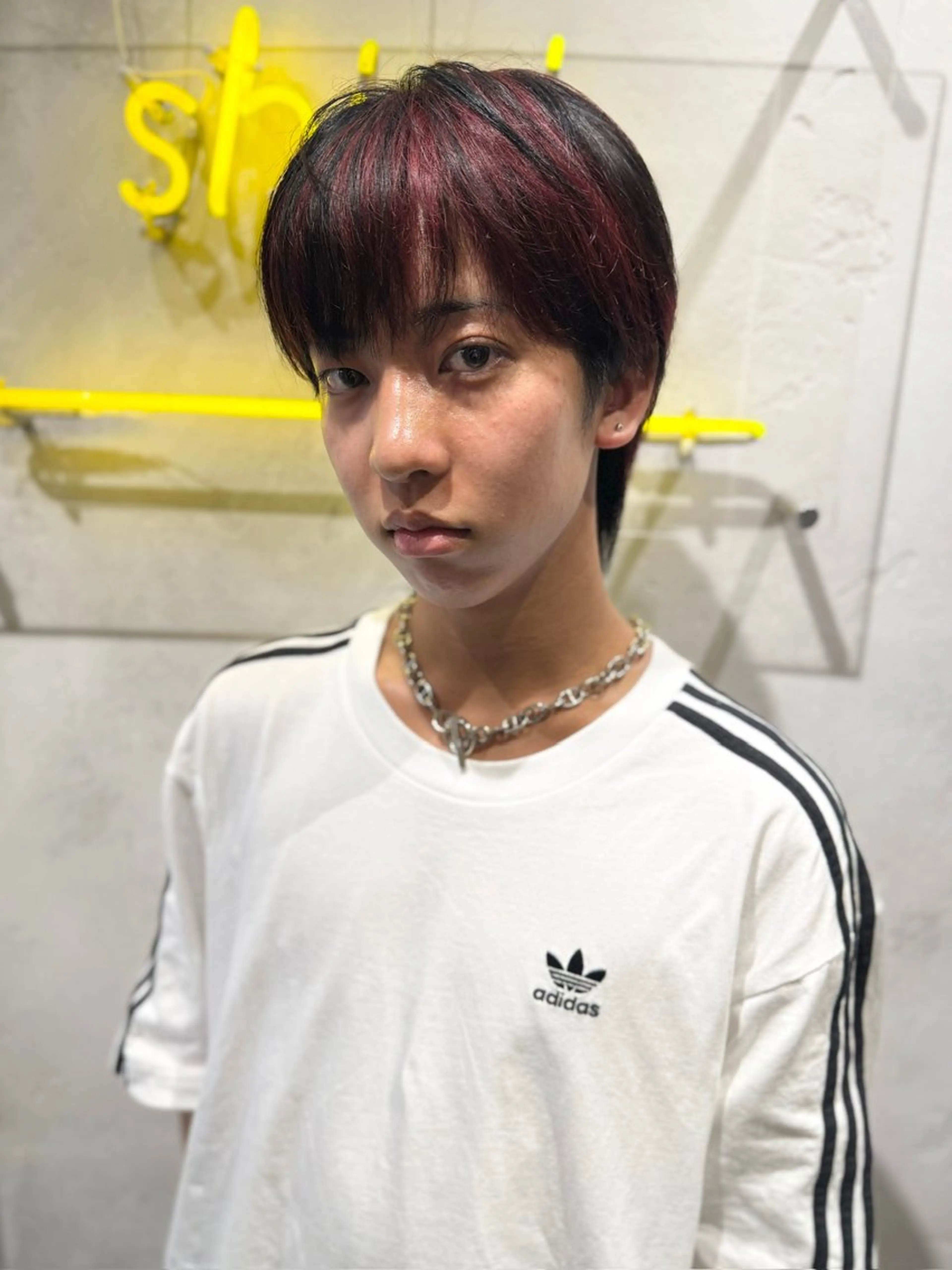 ショート カット ヘアカラー kanta 梅田 韓国ハイトーンのヘアスタイル