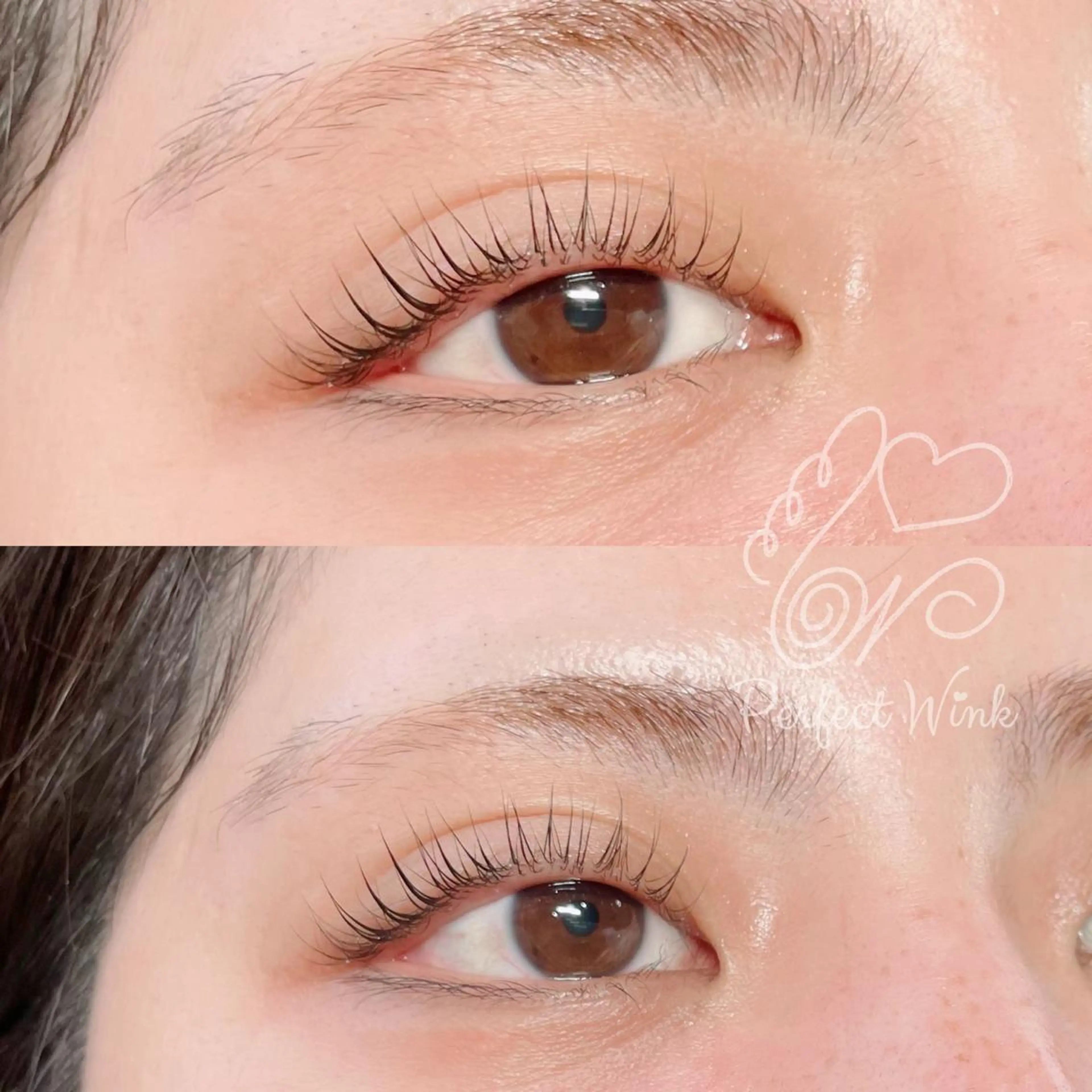 ネイル マツエク・マツパ アイブロウ 束感まつ毛 パリジェンヌラッシュリフト マツパ パーフェクトウィンク ちぢいわみのりのマツエク・マツパデザイン