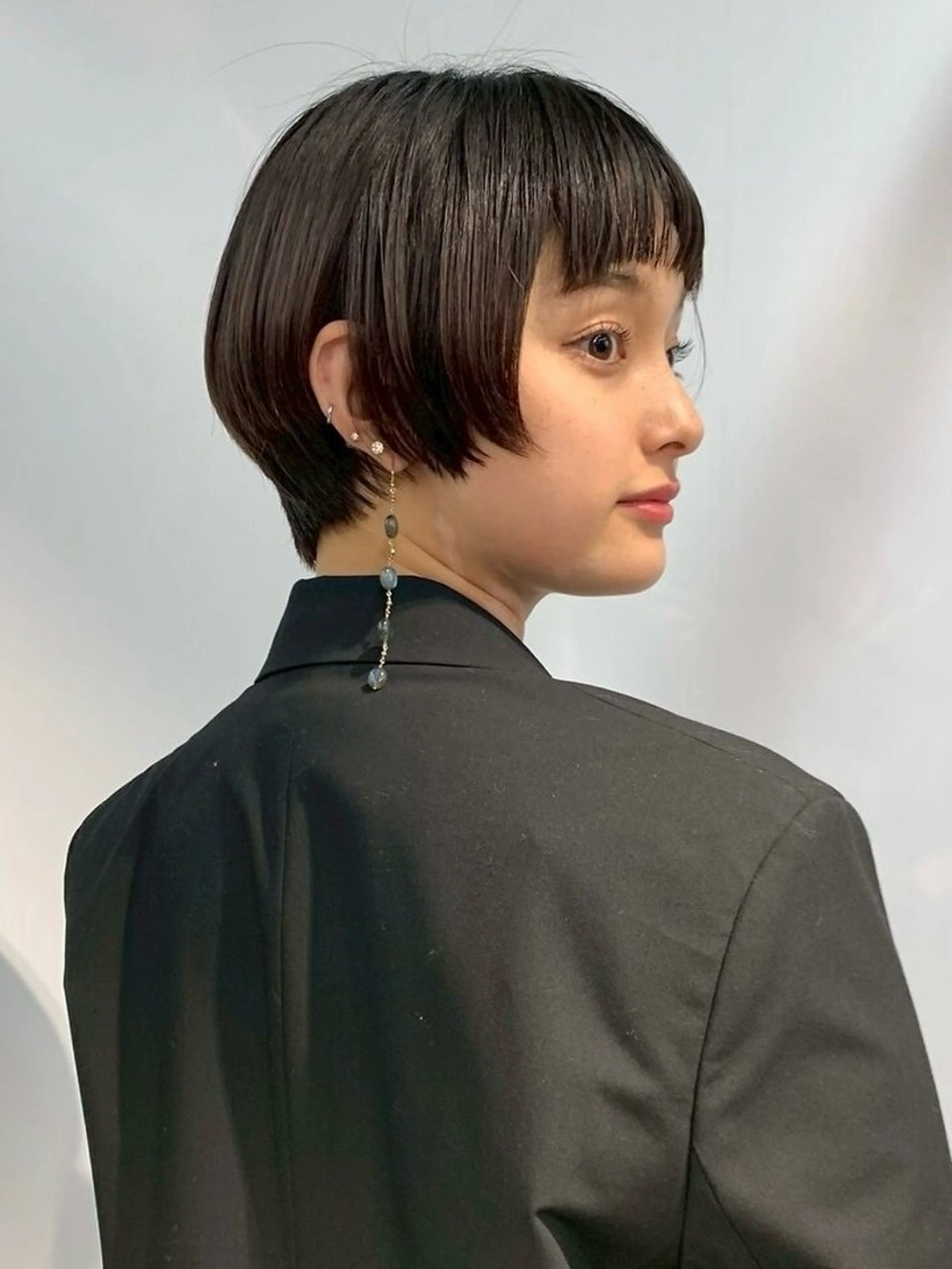 ショート くせ毛 薬院浄水通/ショート /ボブ/rukaのヘアスタイル