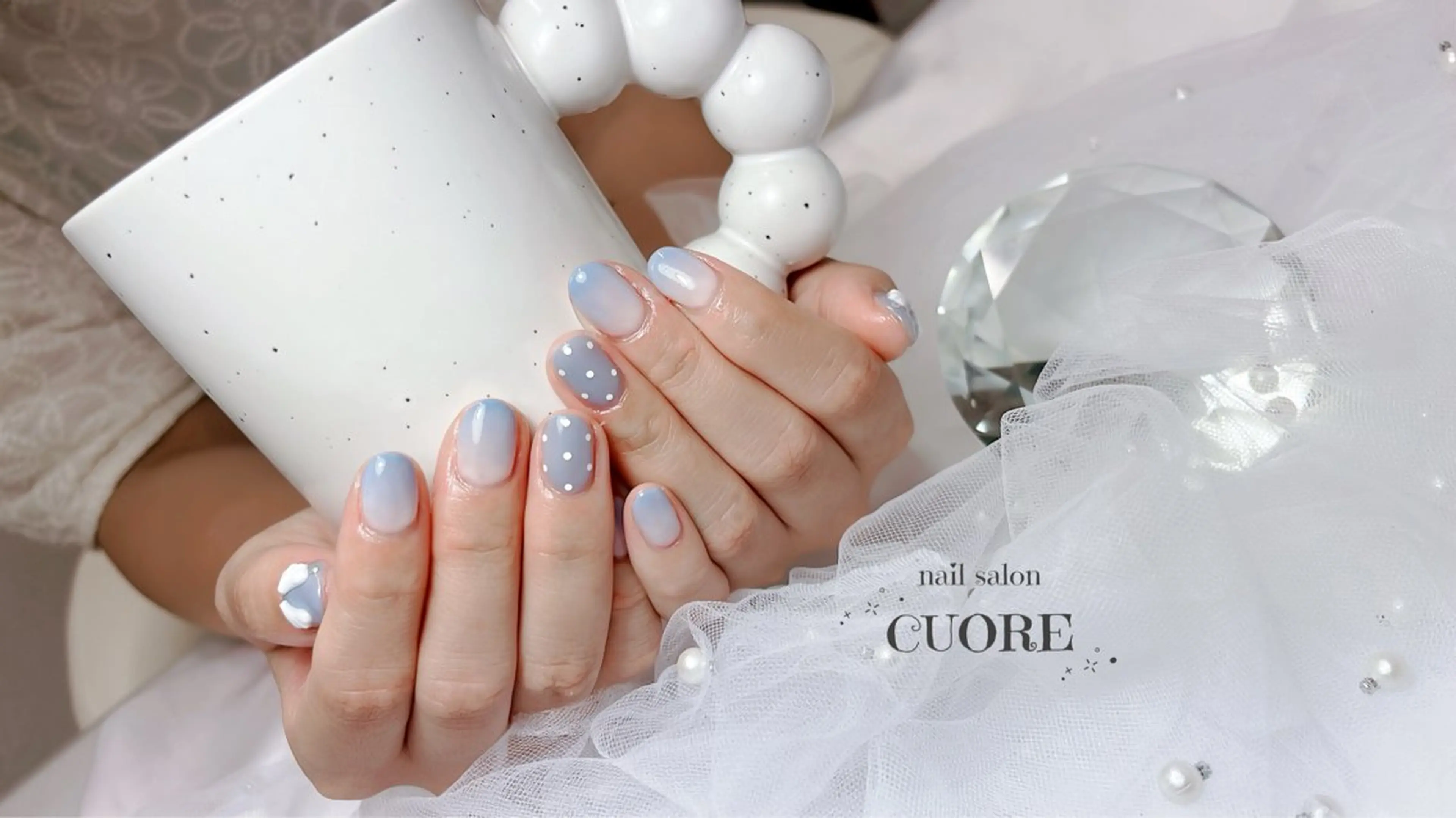 ネイル ドット シンプルネイル ハンドネイル CUORE____nail所属・nail salon CUOREのネイルデザイン