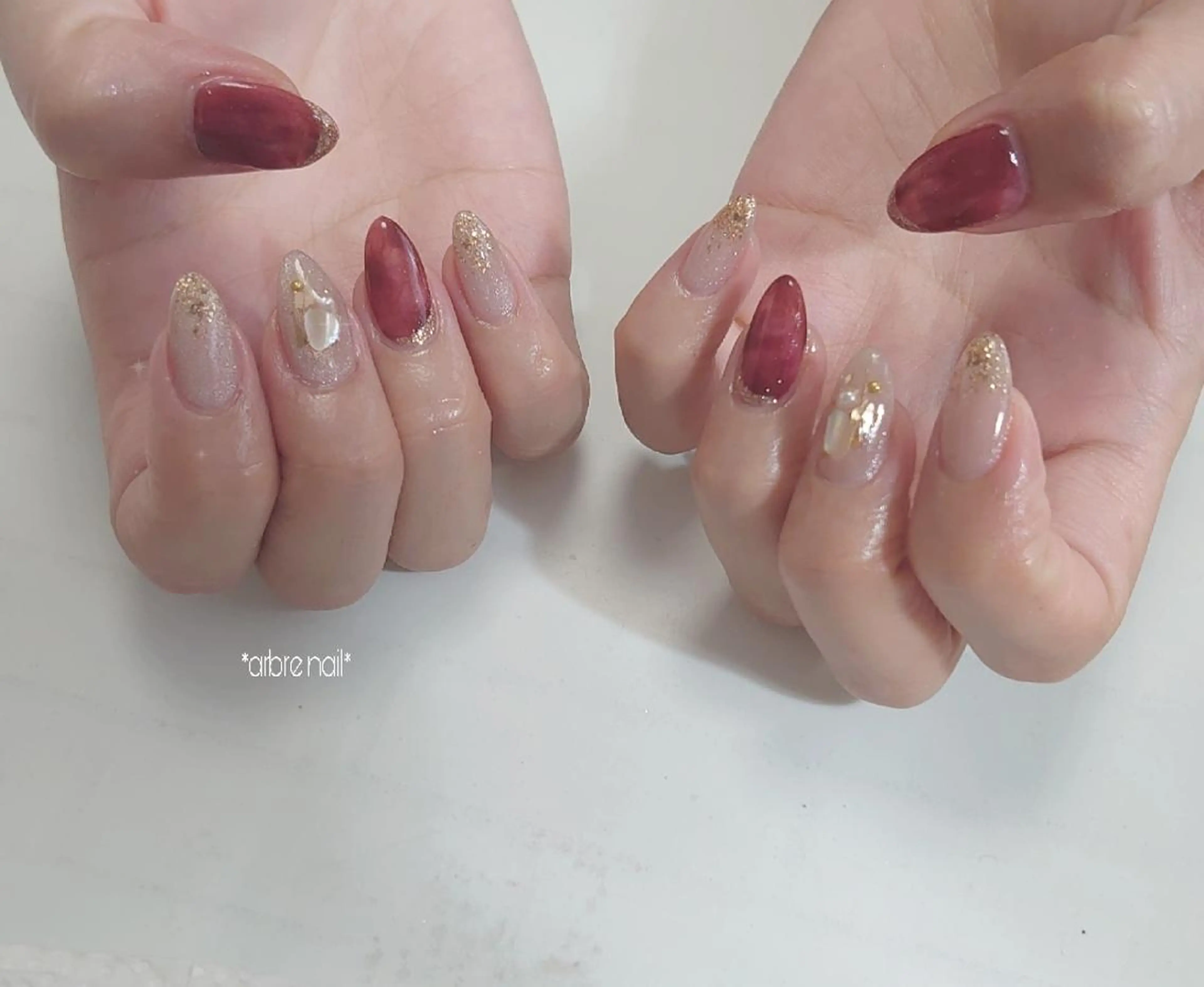 ネイル ＊arbre nail＊.アーブルネイル所属・✯.。 arbre  nail 。✯.のネイルデザイン