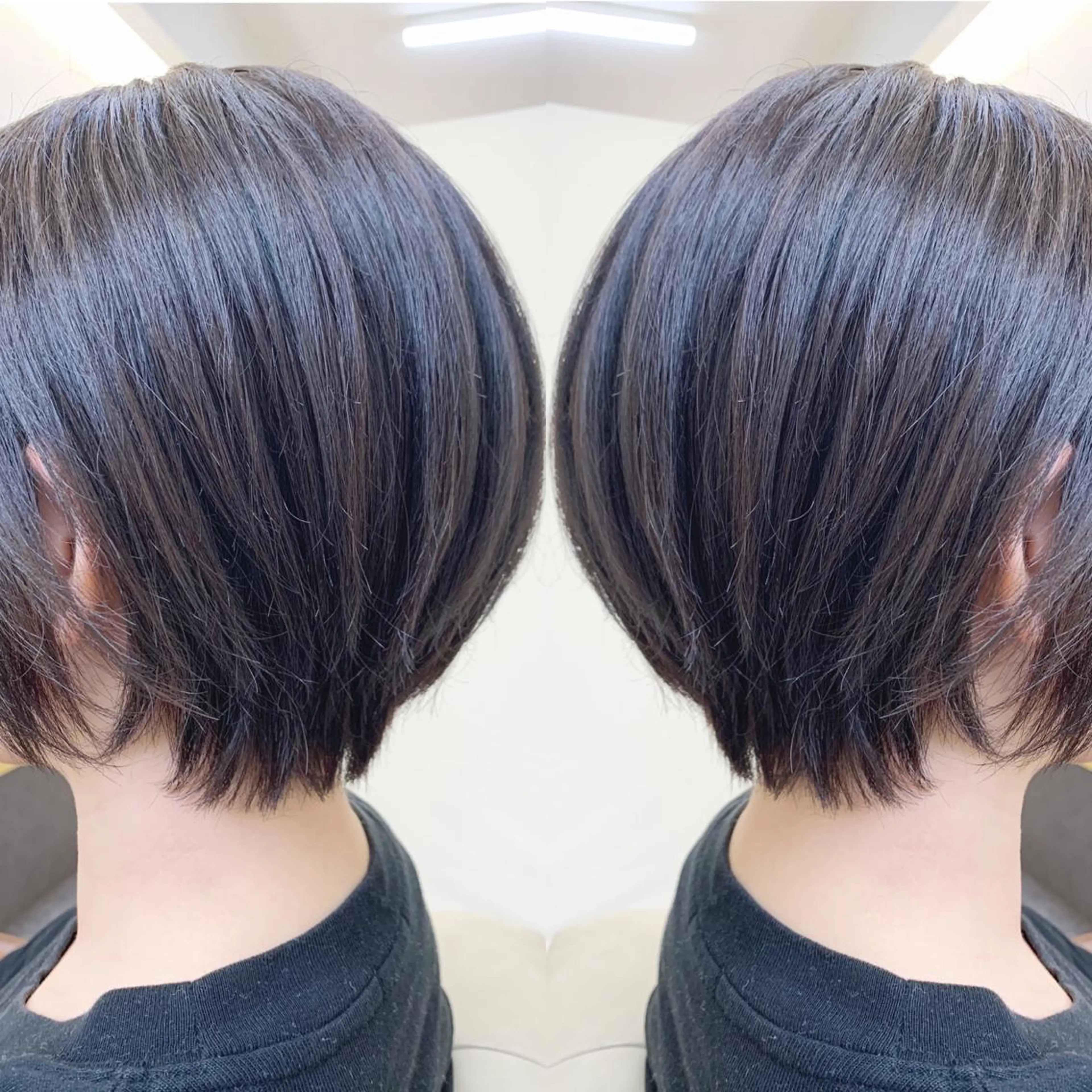 ショート ショートボブ ボブ ショートヘア カット ヘアカラー H所属・H (エイチ) 烏丸御池店のヘアスタイル