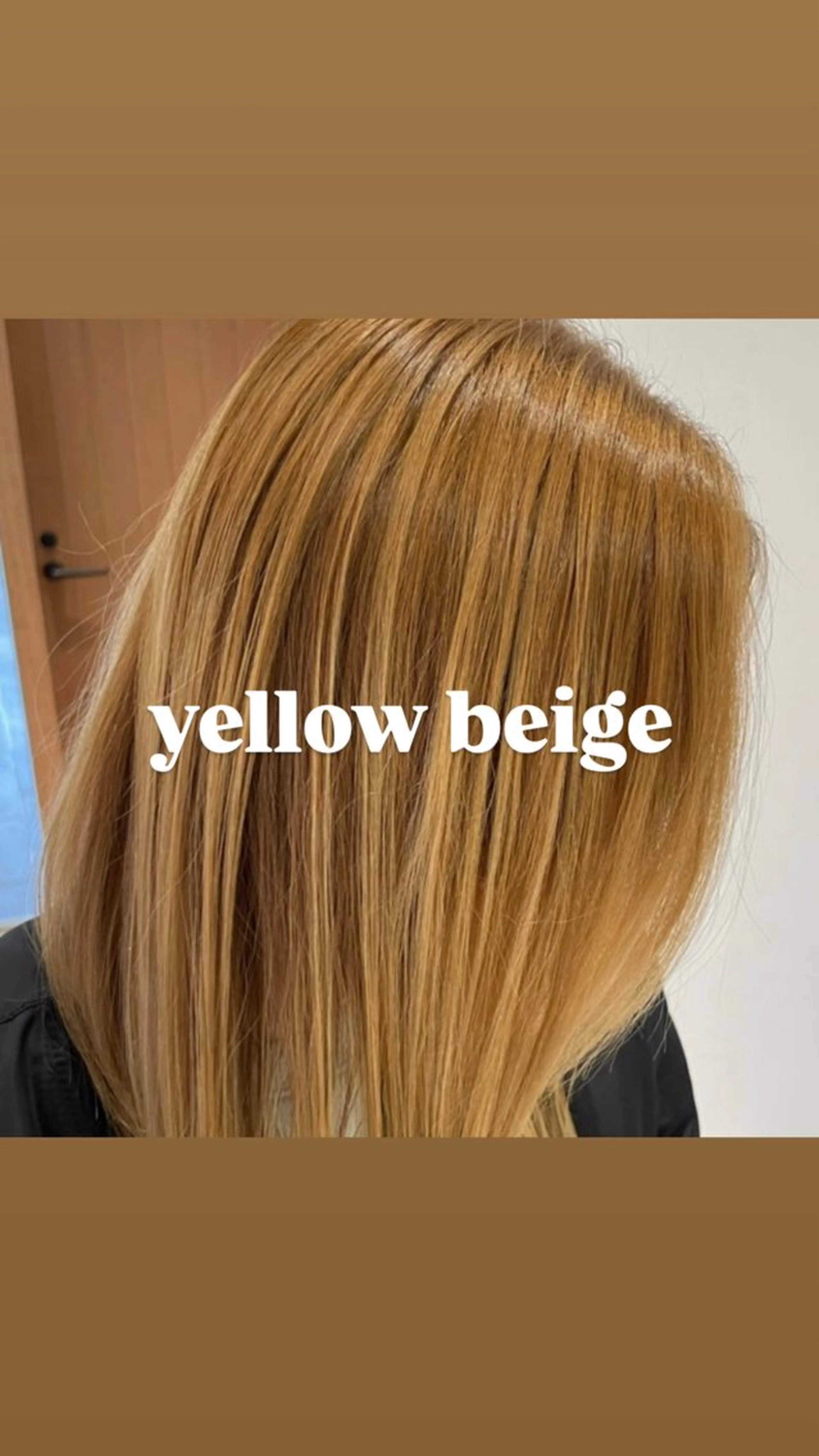 ロング カラー ベージュカラー ブリーチ イエローカラー ちほ /ボブスタイルのヘアスタイル
