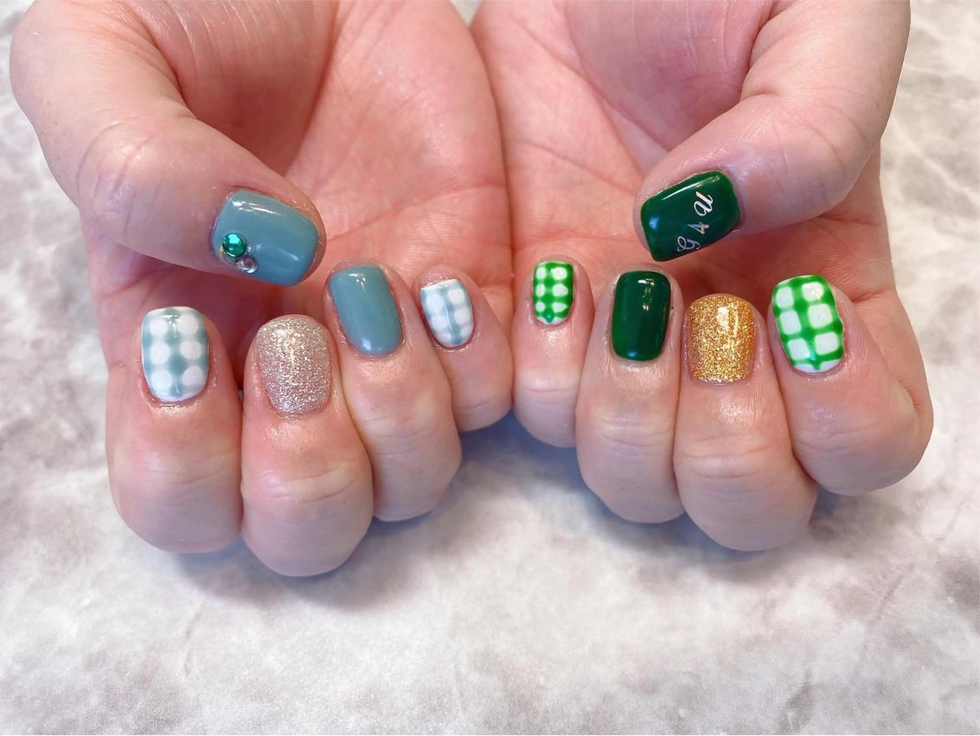 ネイル ネイルリボン 石田のネイルデザイン