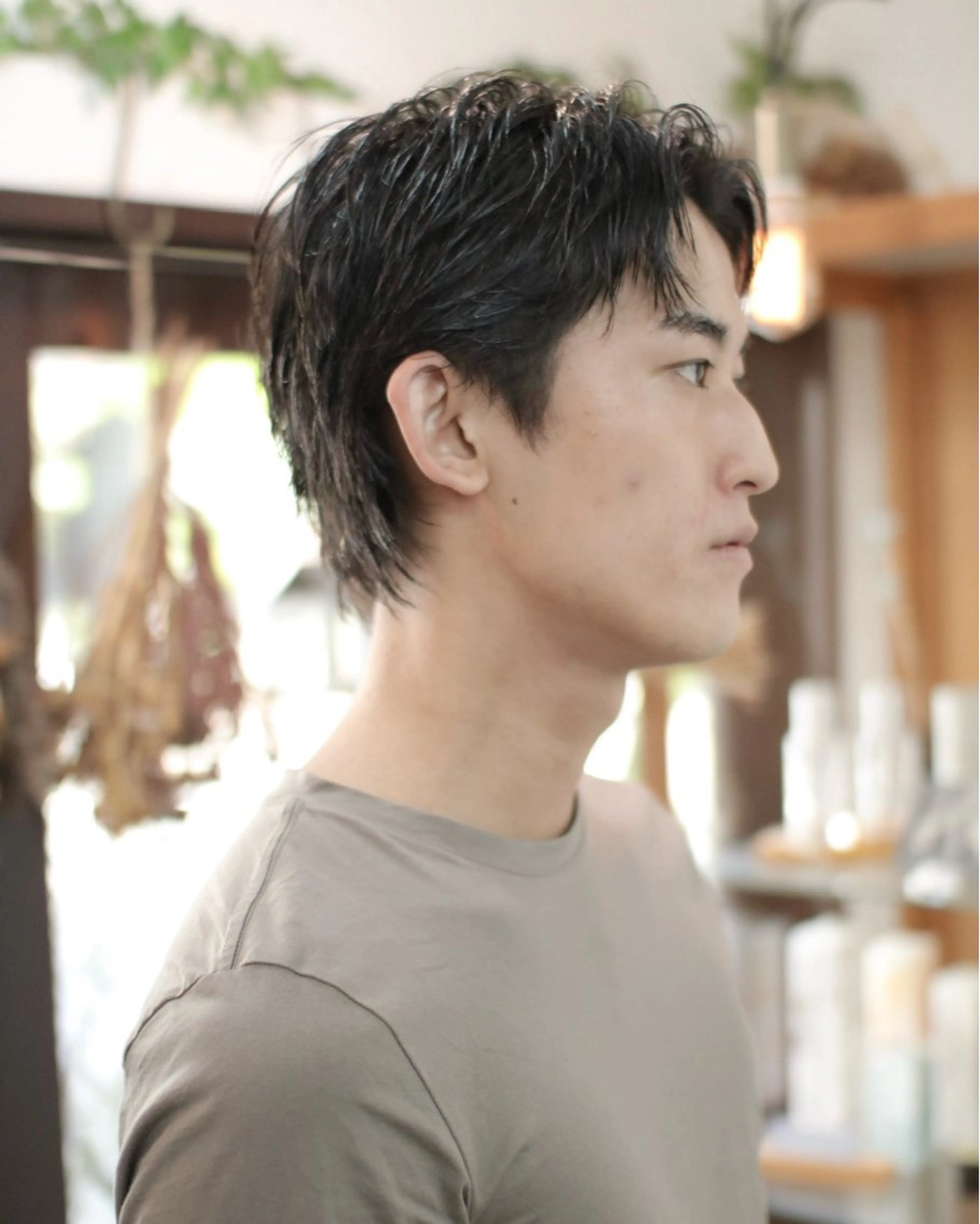 ショート メンズ カット 木村陸弥 似合わせ 透明感カラー🌿のヘアスタイル