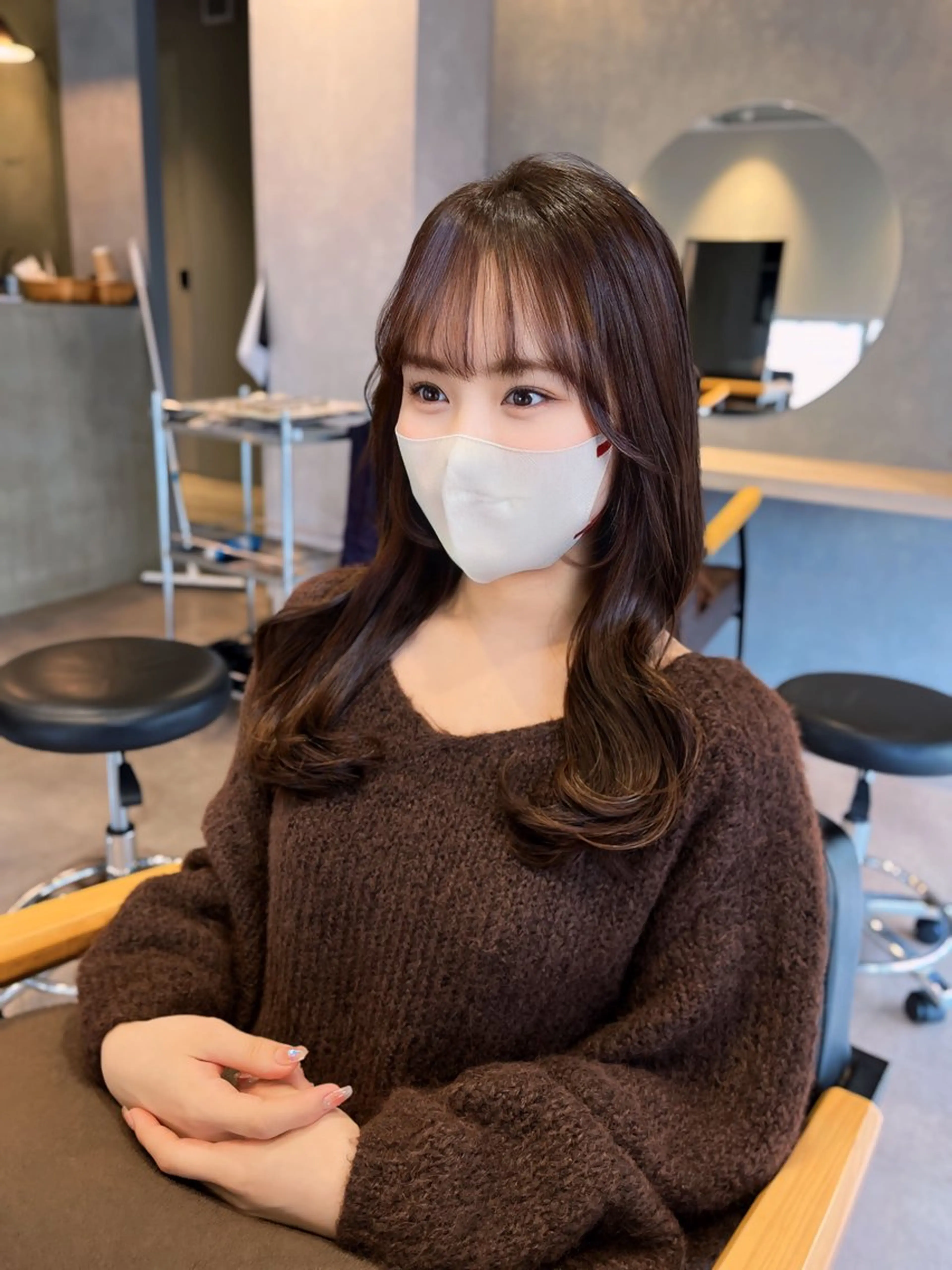 セミロング カラー パーマ ヘアアレンジ 佐藤優太朗 似合わせ/髪質改善のヘアスタイル