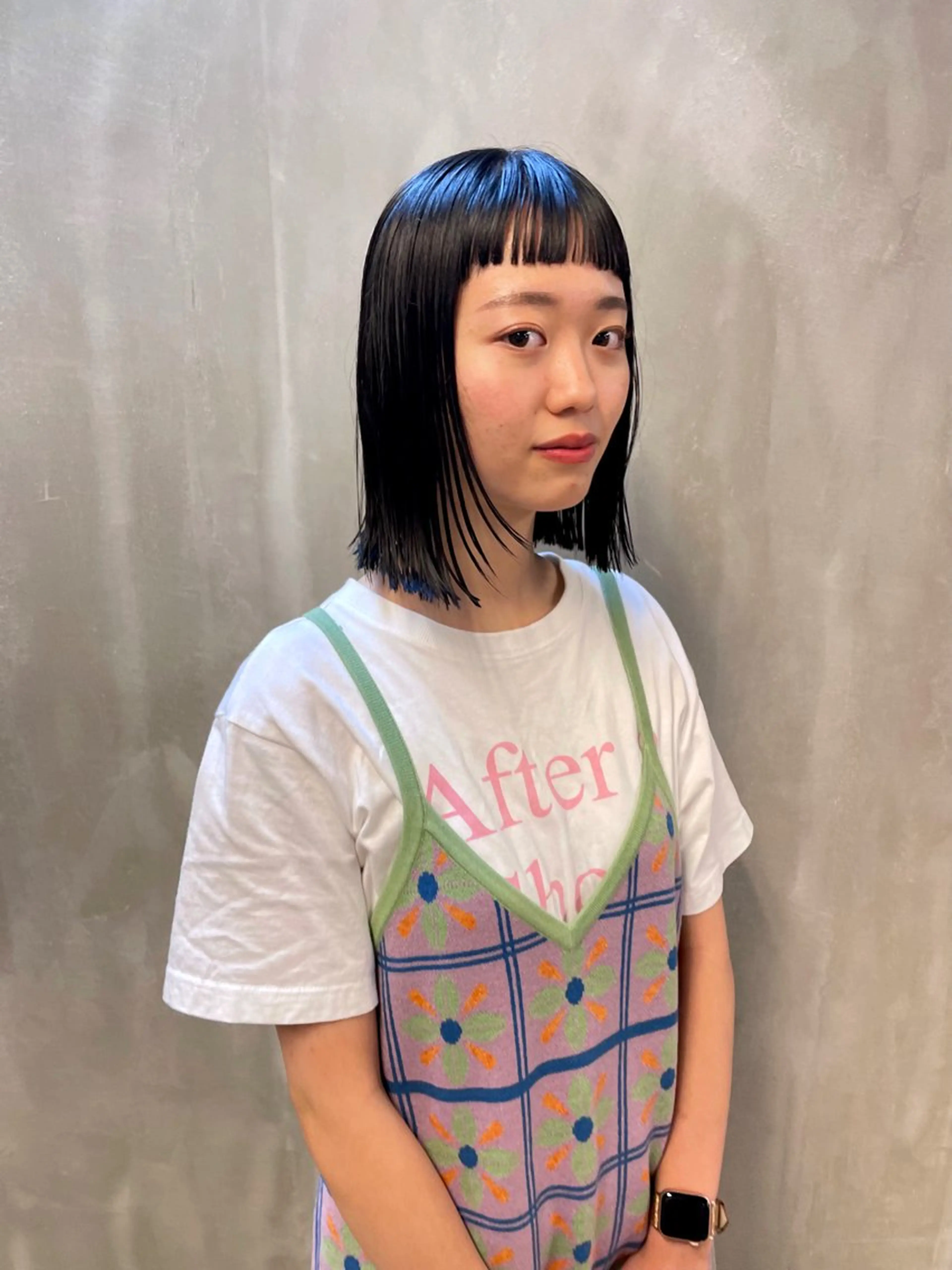 ミディアム カラー パーマ ヘアアレンジ メンズ カット ヘアカラー トリートメント tatsumi/ボブ ウルフ/レイヤーのヘアスタイル