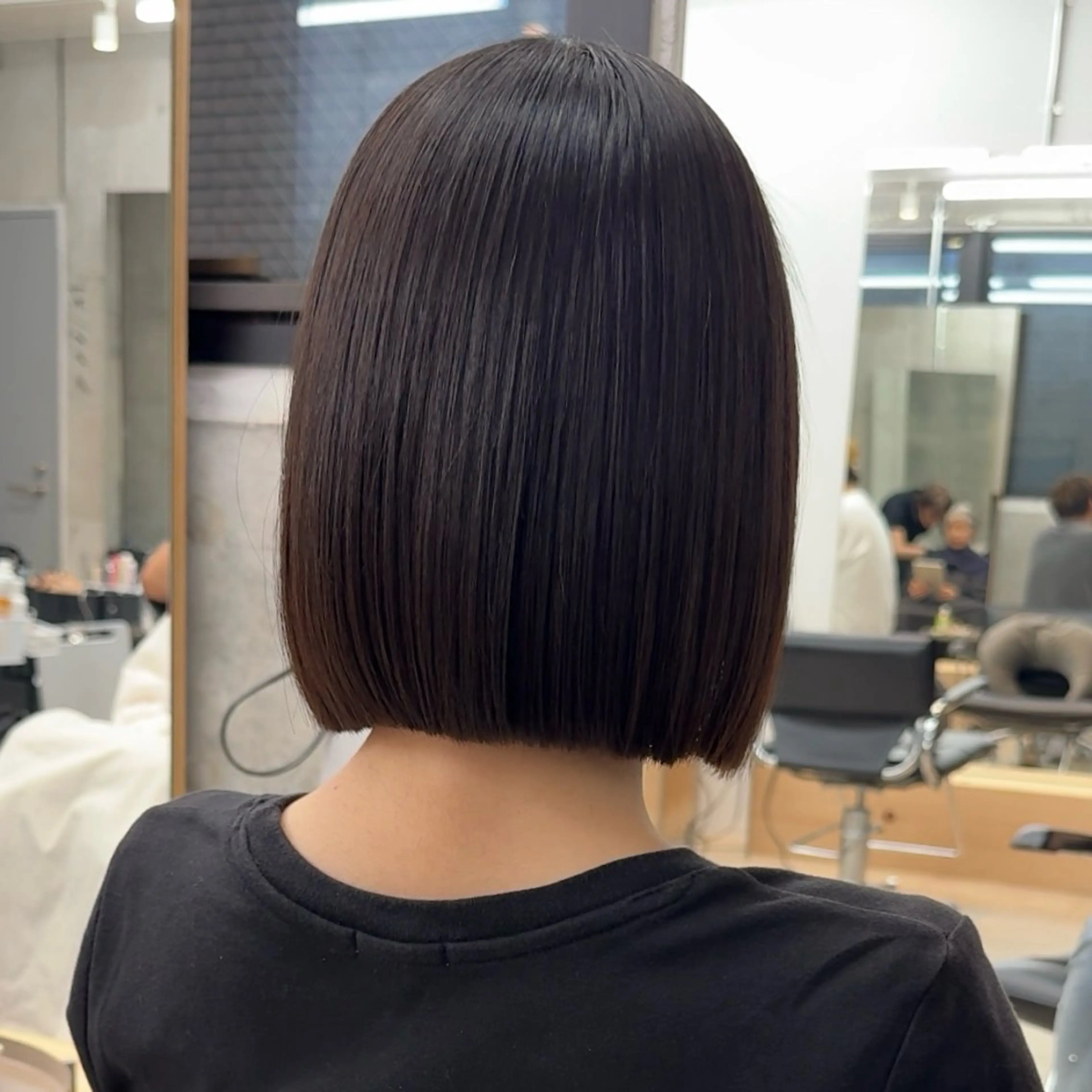 ショート カット 縮毛矯正 トリートメント Laff新宿所属・髪質改善/縮毛矯正/ ボブ/新宿/伊藤豊のヘアスタイル