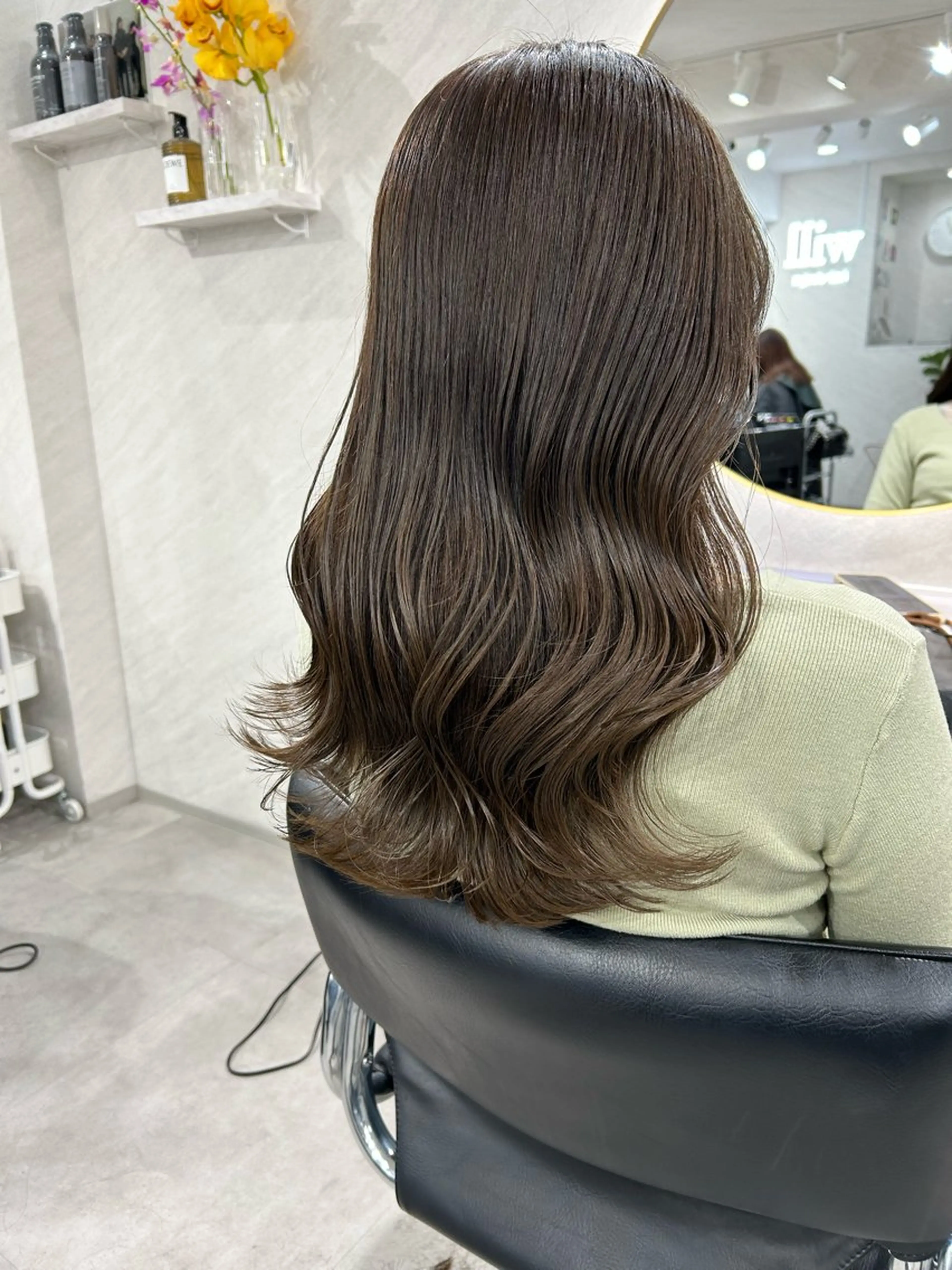 ロング カラー カット ヘアカラー トリートメント 髪質改善will hairdesignのヘアスタイル