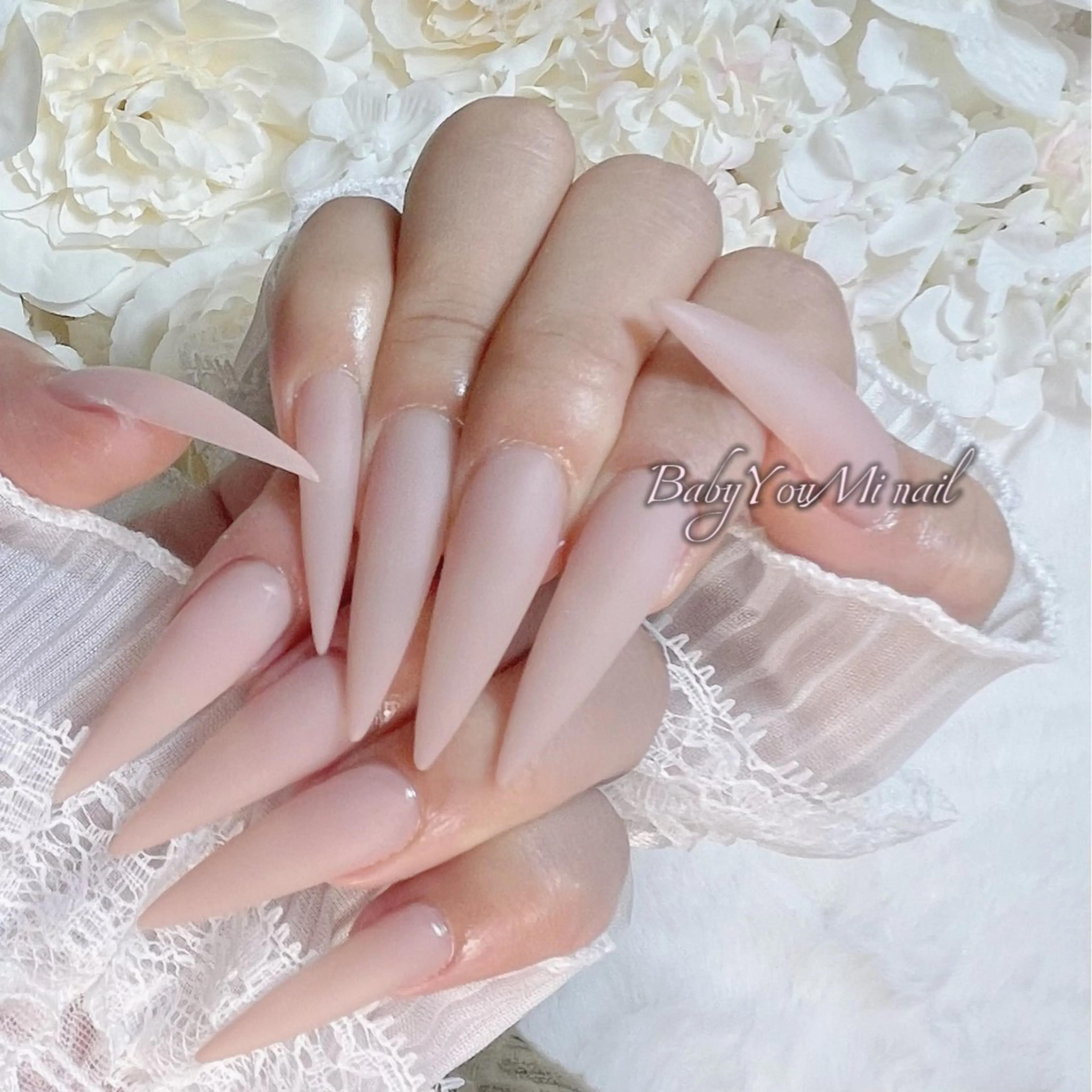 ネイル オーロラネイル 成人式 フットネイル フレンチネイル ジェルネイル ハンドネイル BabyYouMi nailのネイルデザイン