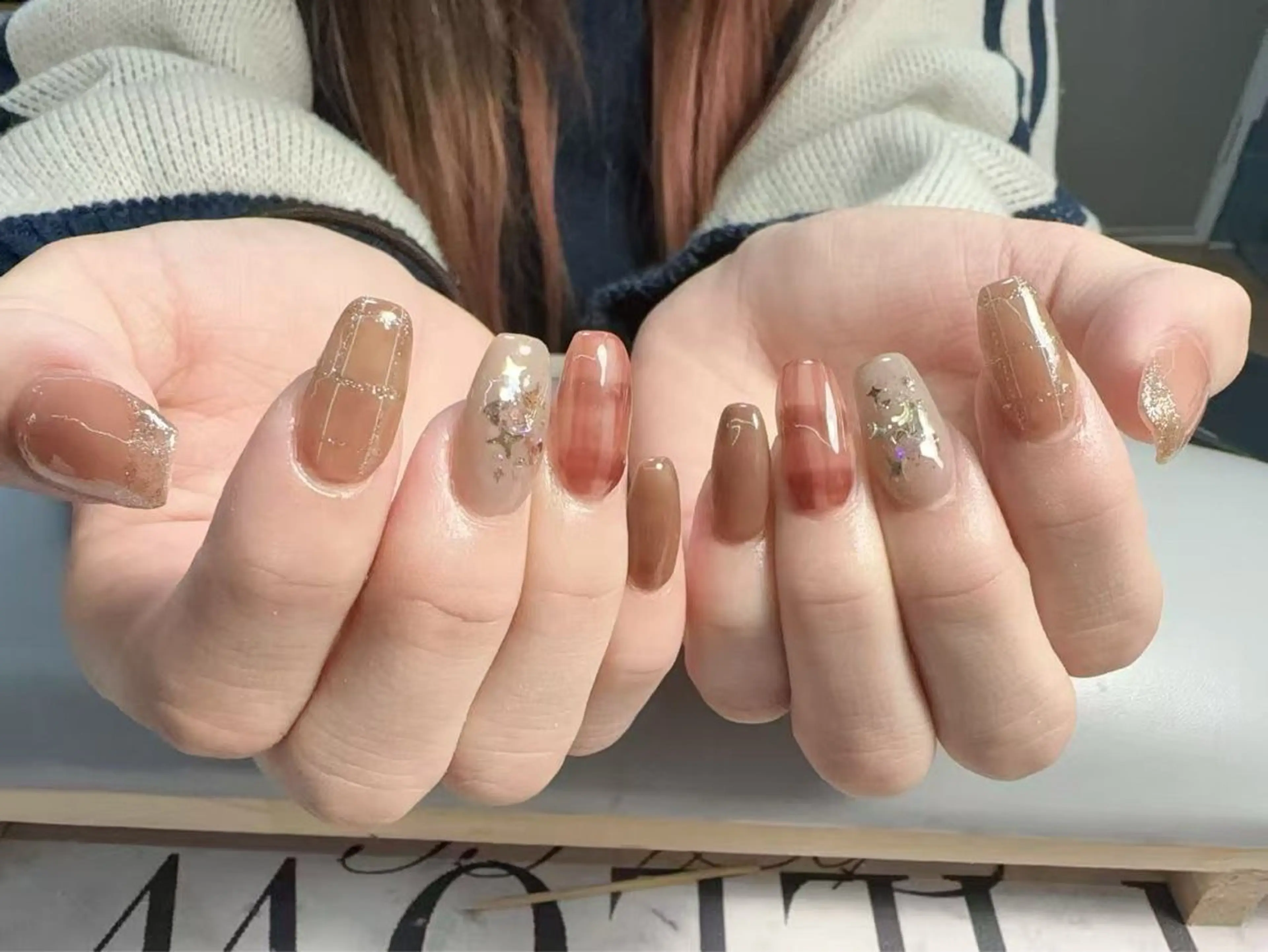 ネイル ハンドネイル Yuxi Beauty salon 【ユーシィー ビューティ サロン】所属・ユーシーネイルサロン 池田公園店のネイルデザイン