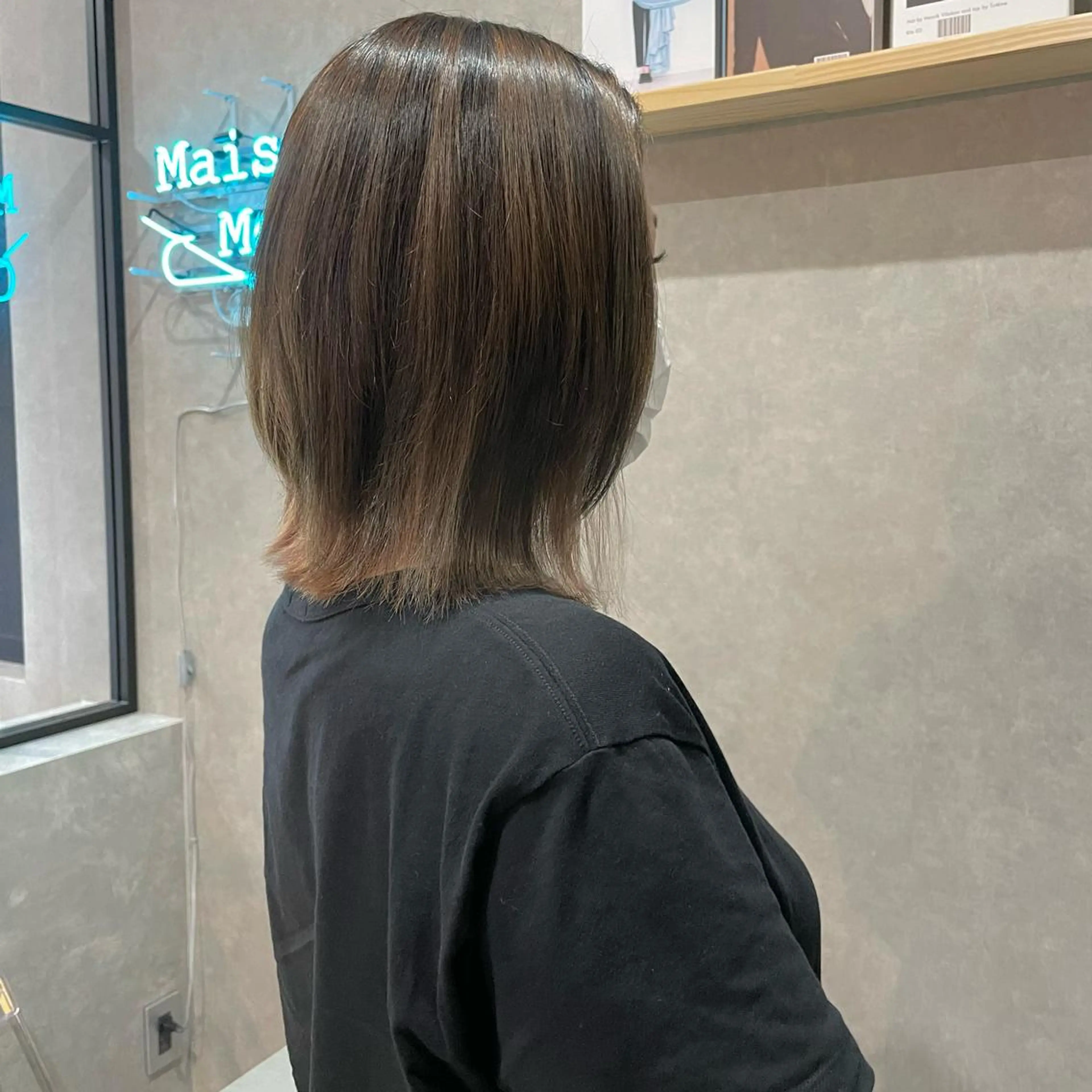 ミディアム カラー はちすか るかのヘアスタイル