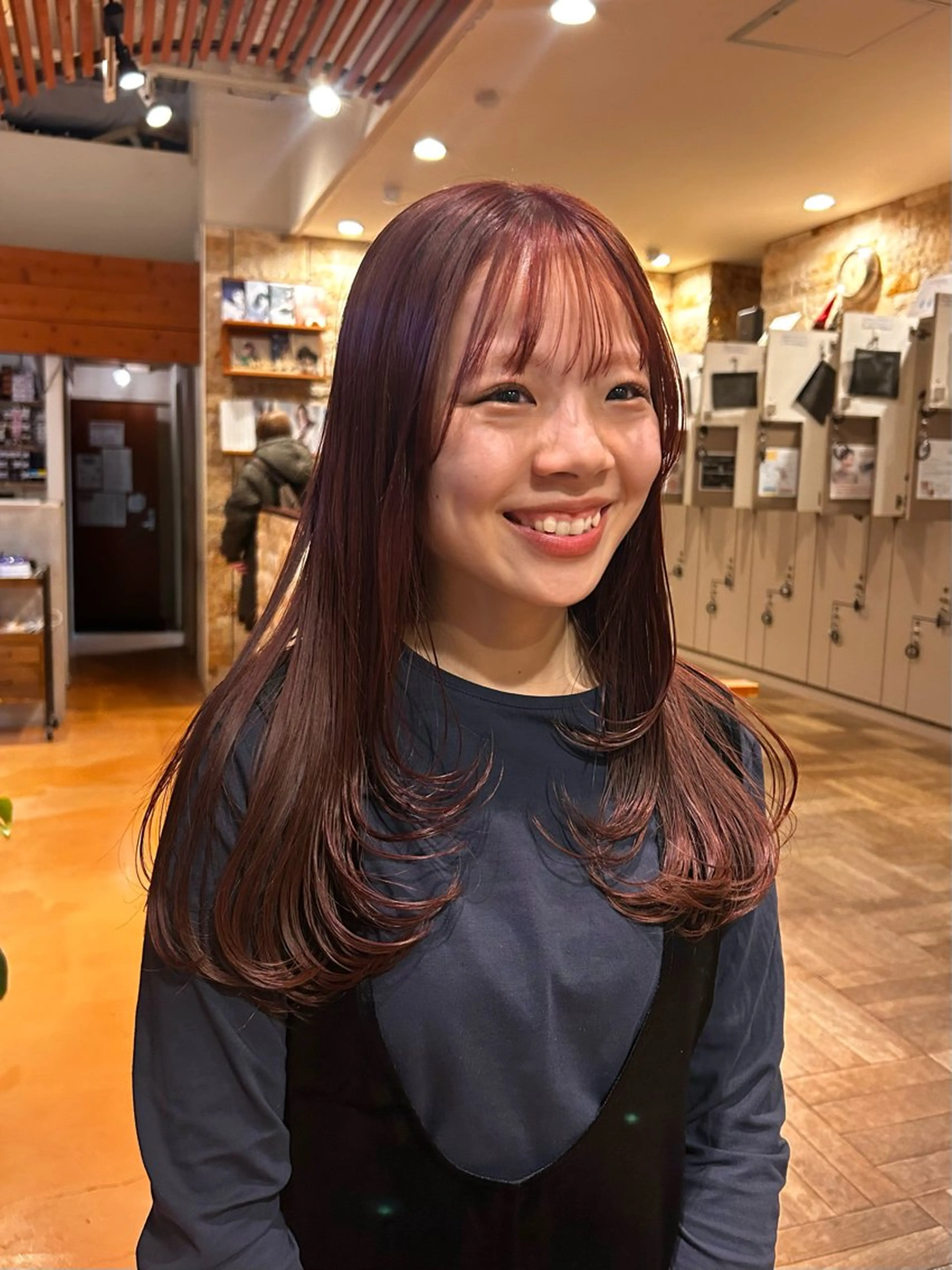 カラー レッドカラー ヘアカラー ナチュラル🌱透明感 カラー/はるあ️のヘアスタイル