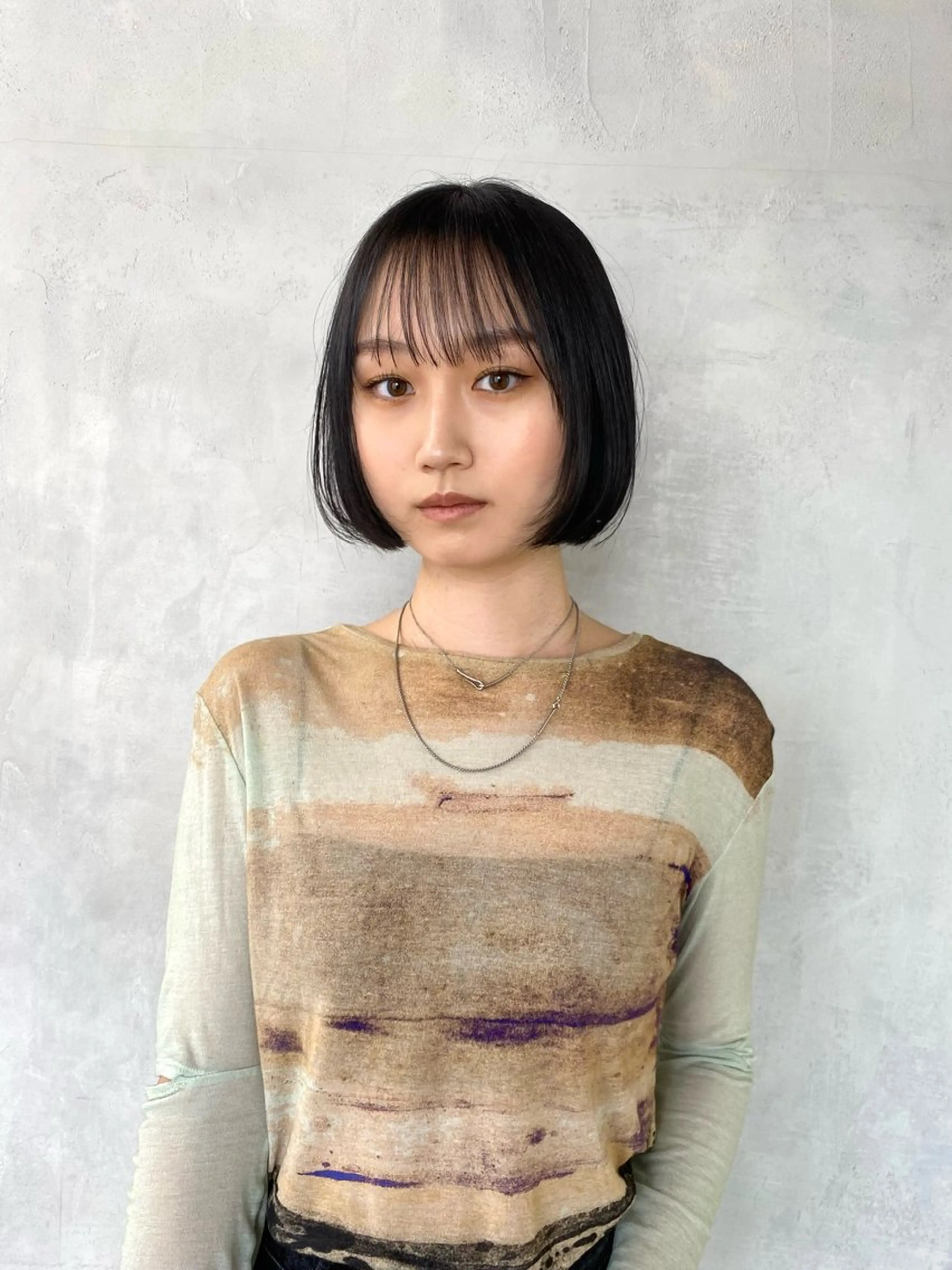 💫大人気💫【透明感抜群アディクシーカラー➕ハホニコトリートメント➕コテ巻き♥️】の写真