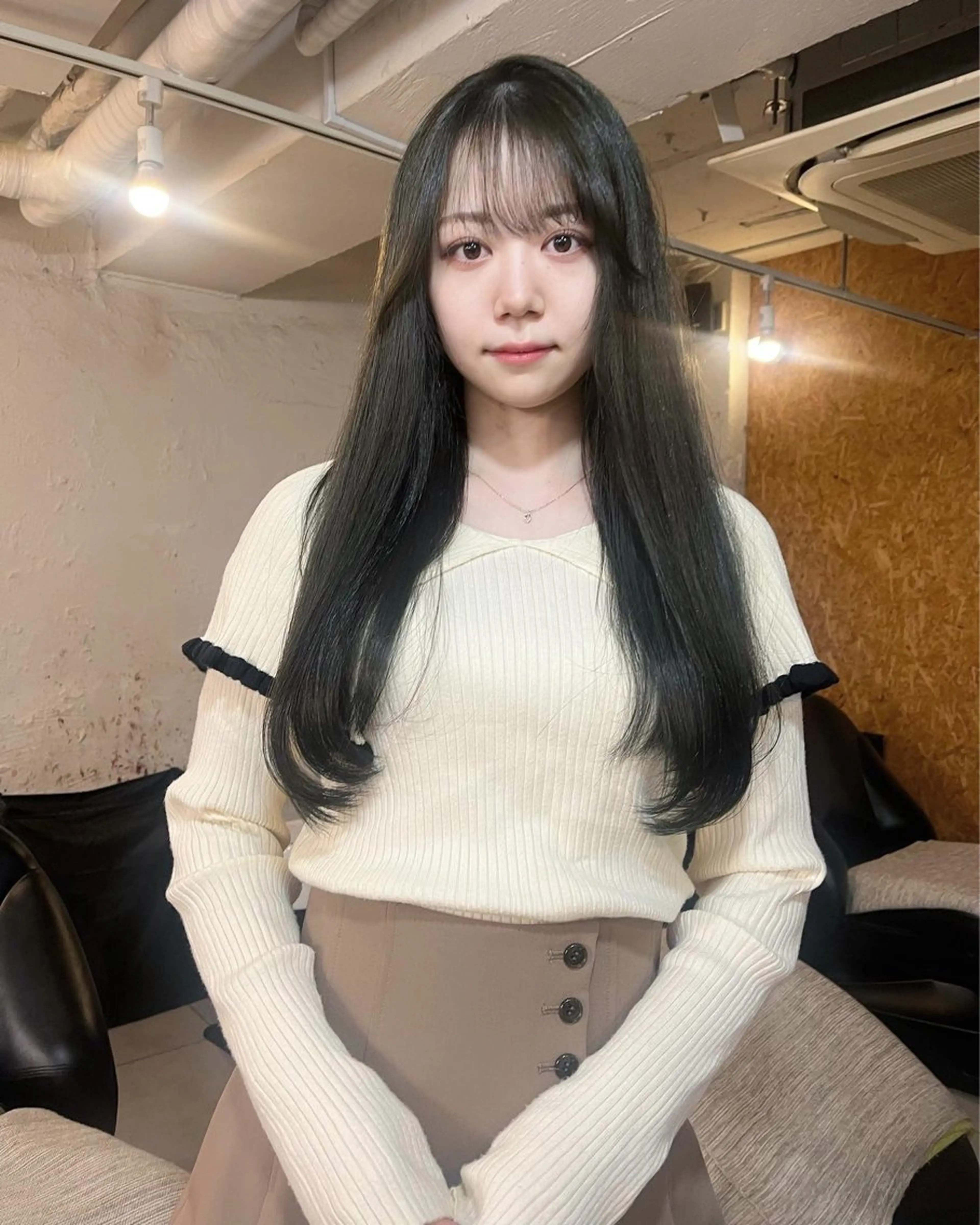 ロング カラー カット ヘアカラー トリートメント mizuho🐈‍⬛ 艶髪￤ダークトーンのヘアスタイル