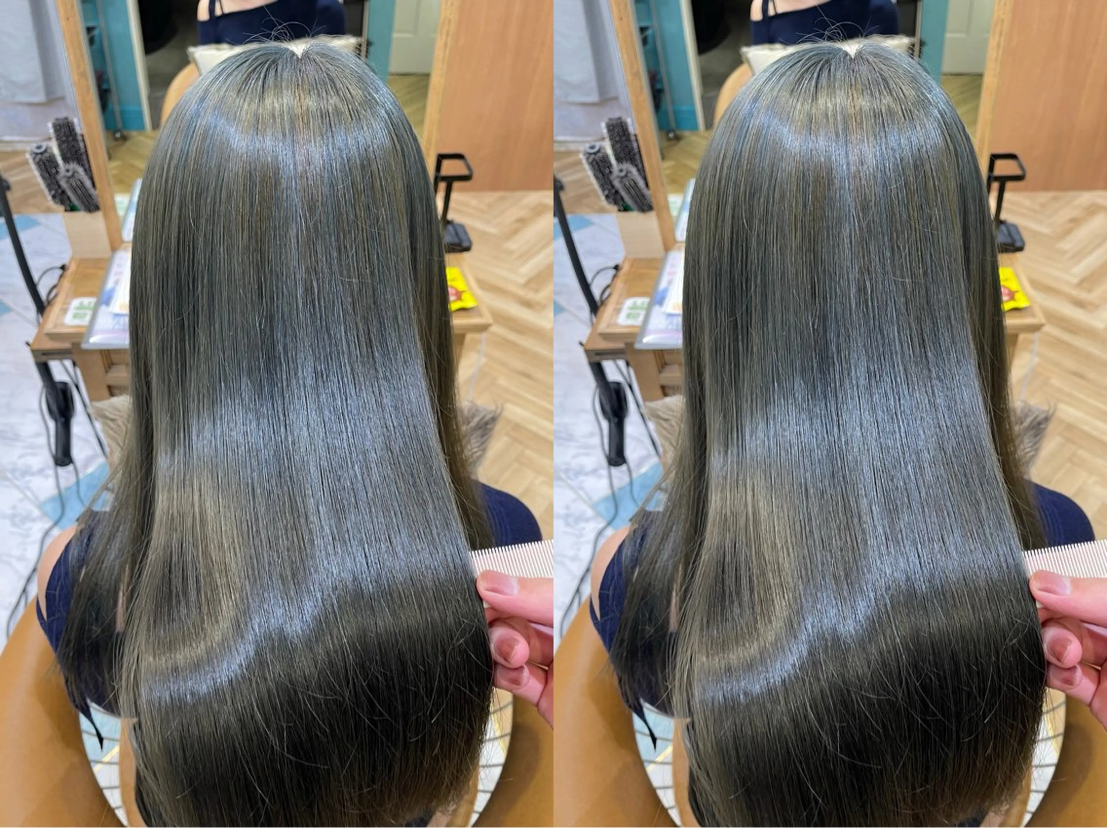 セミロング カット 縮毛矯正 トリートメント 池袋/ボブ/ボブ矯正 髪質改善/山本のヘアスタイル