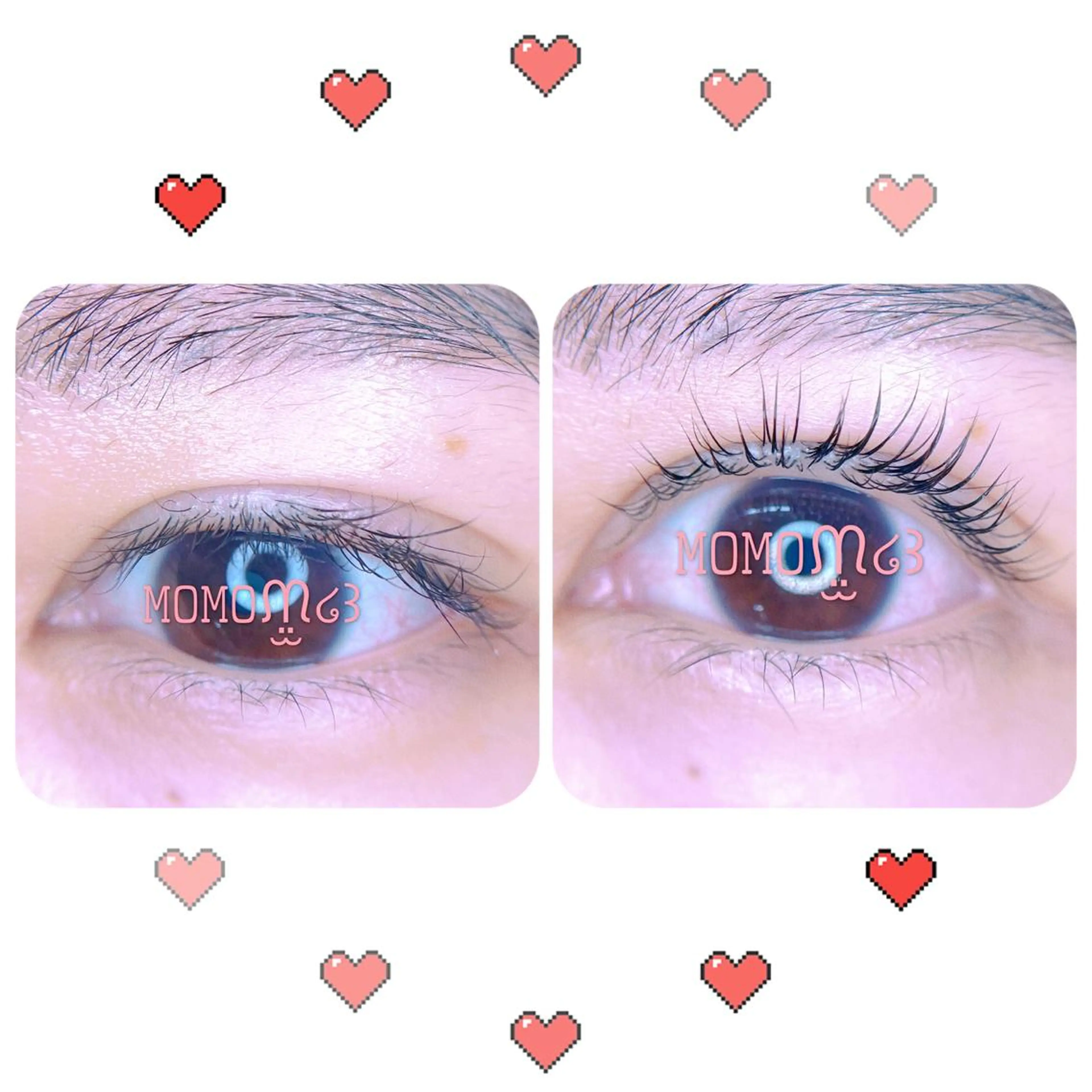 マツエク・マツパ フラットラッシュ ナチュラル パリジェンヌラッシュリフト 下まつげエクステ 一重×まつ毛パーマ モテデザインのプロ モモ🍑のマツエク・マツパデザイン