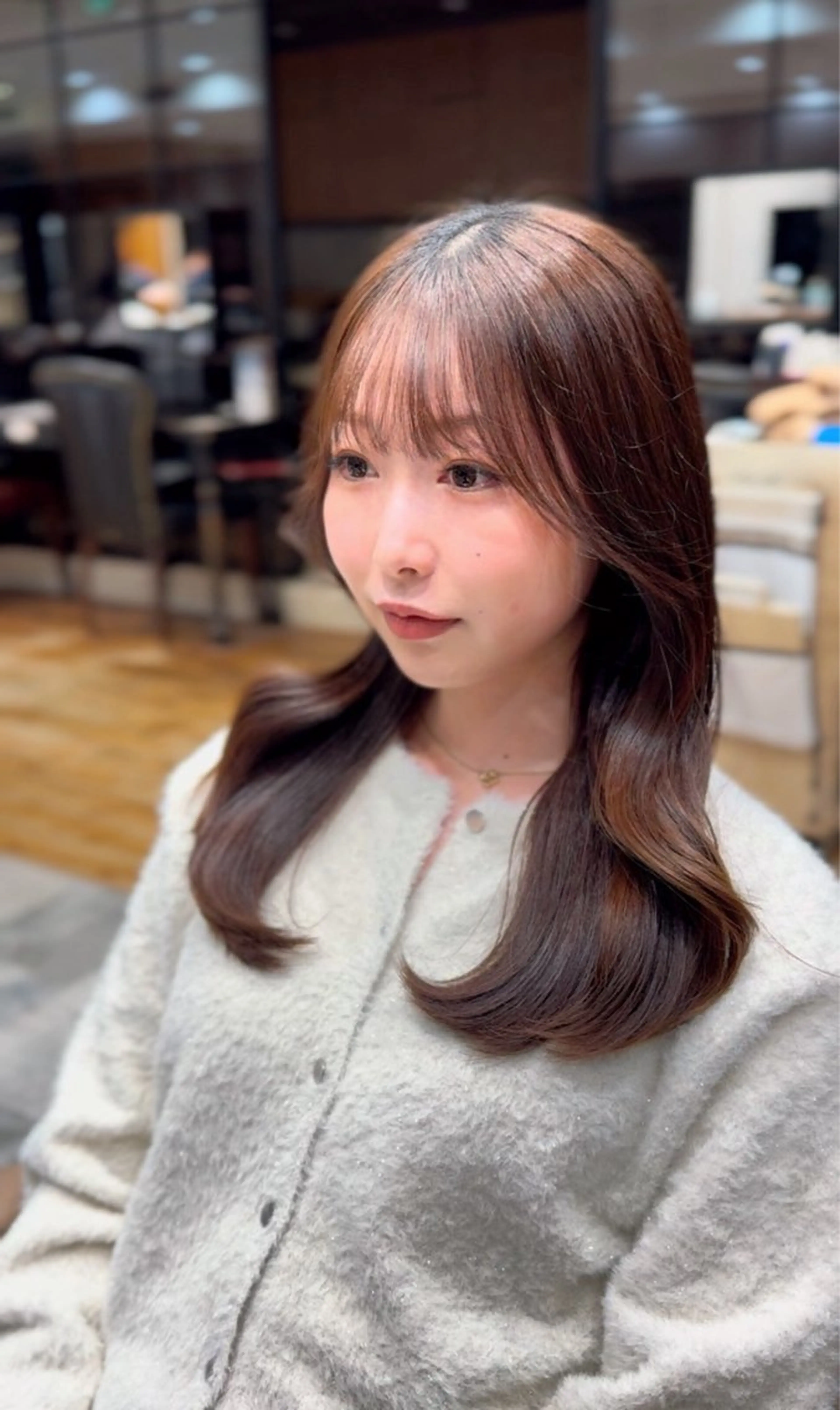ロング 新宿/レイヤー 顔周りカット溝手優太のヘアスタイル