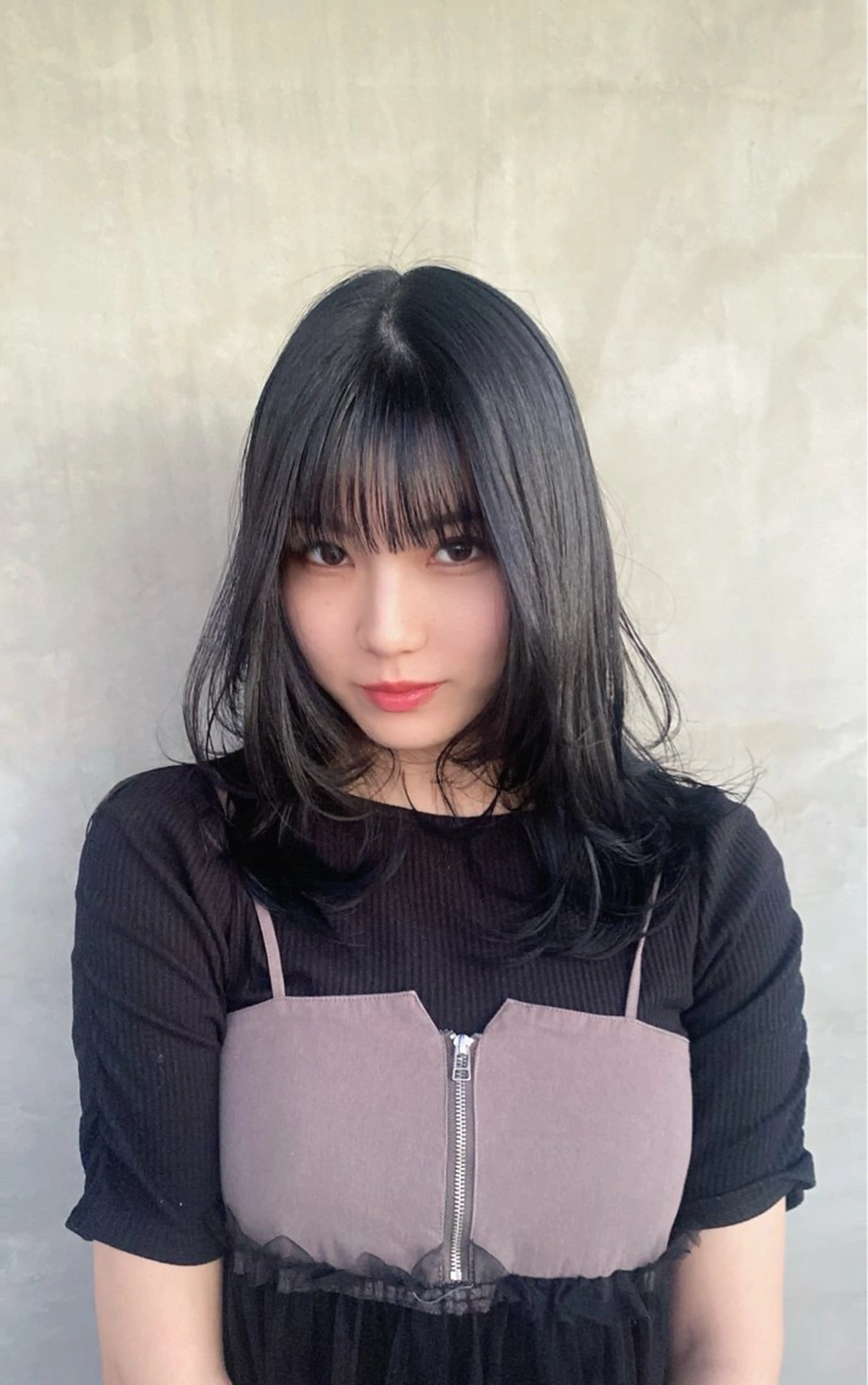 セミロング カラー 韓国風ヘア レイヤーカット カット ヘアカラー 韓国風hair💕 Kanonのヘアスタイル