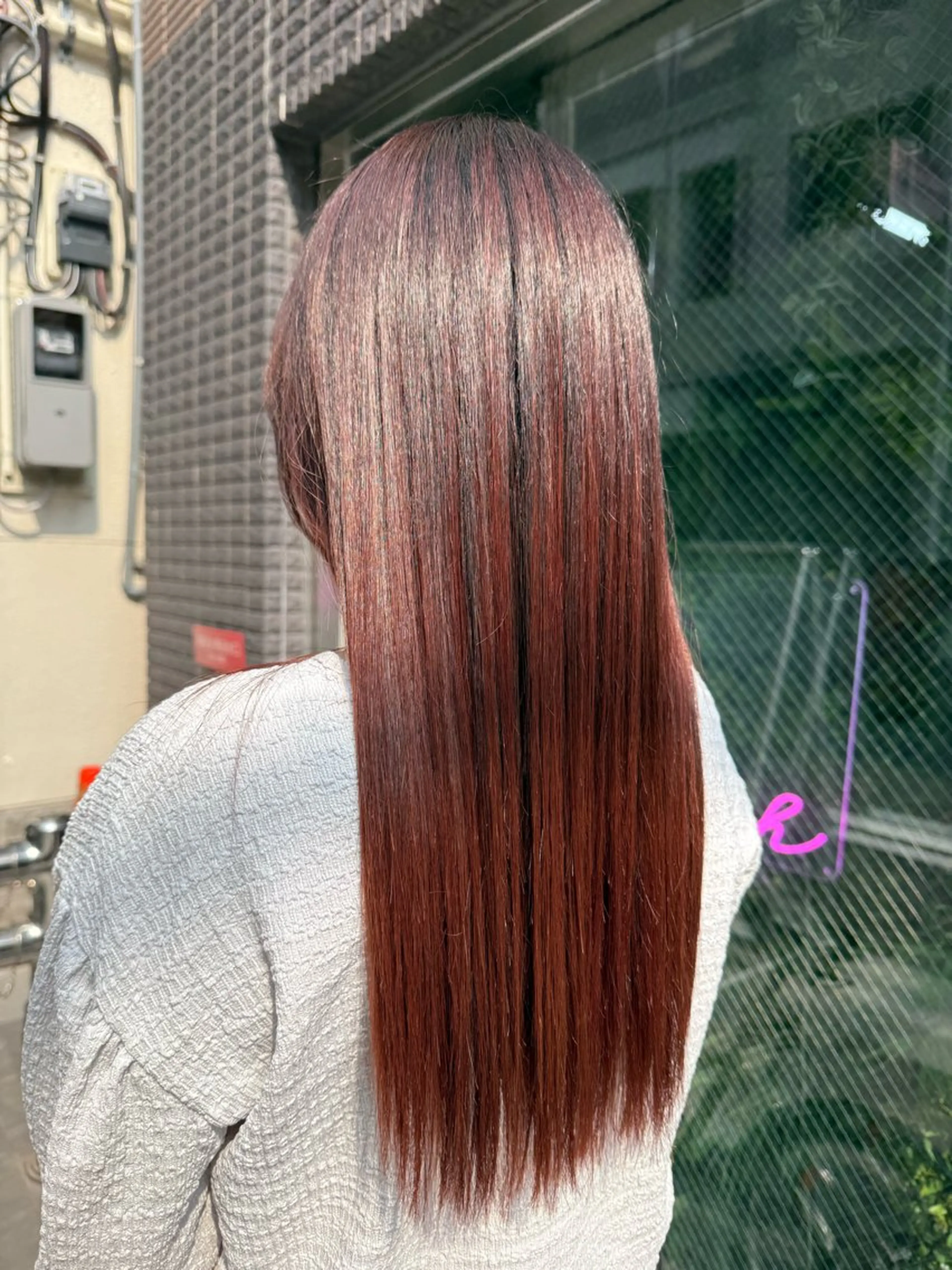 ミディアム カラー ミディアムパーマ ハイライトカラー ボブ ハイライト 髪質改善 カット 縮毛矯正 トリートメント 🕊髪質改善縮毛矯正 /艶髪/関内🕊あべのヘアスタイル