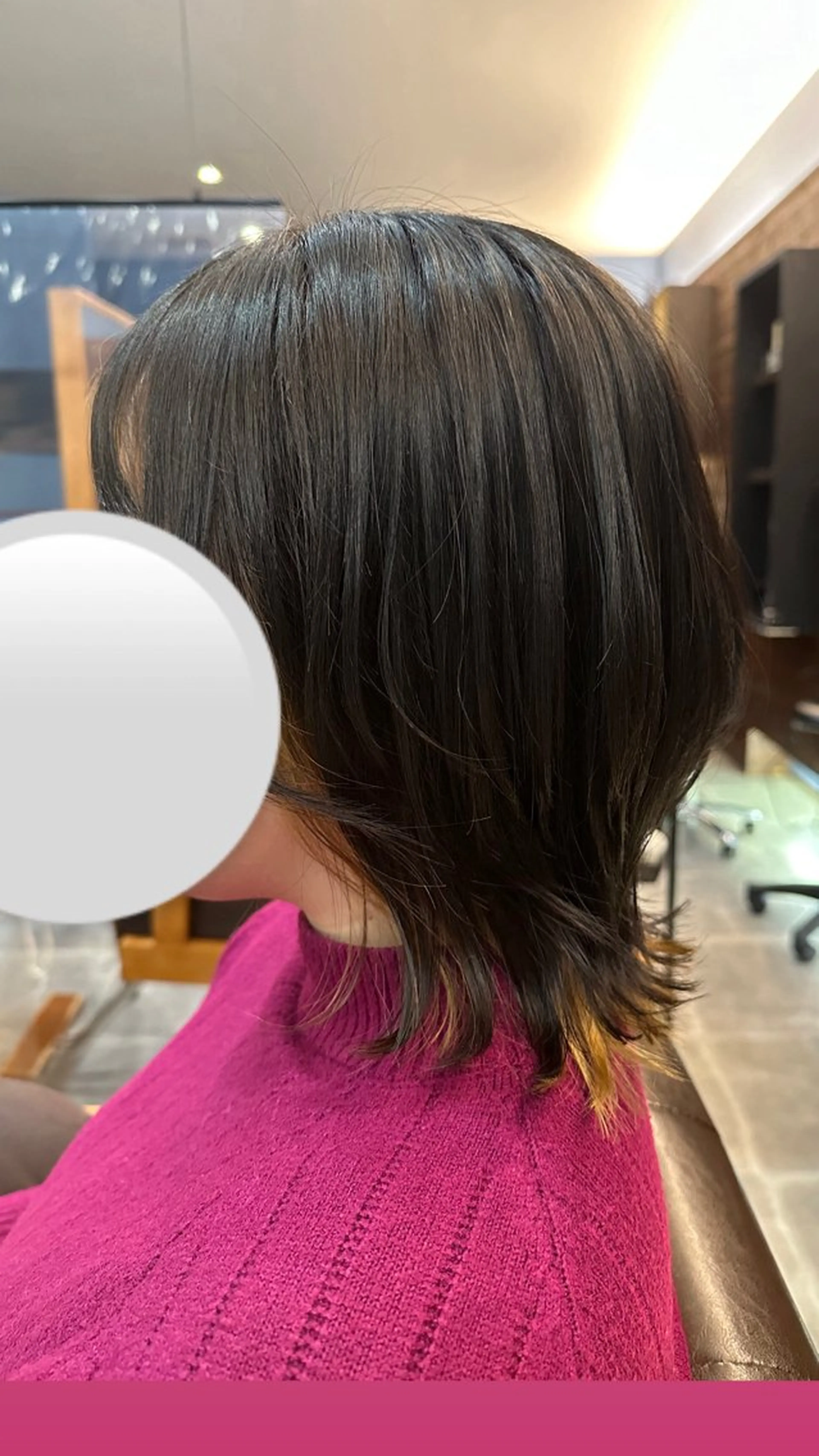 ミディアム ボブ くびれヘア ウルフカット ウルフボブ 🎀Kubu🍀 Natsumu🎀のヘアスタイル