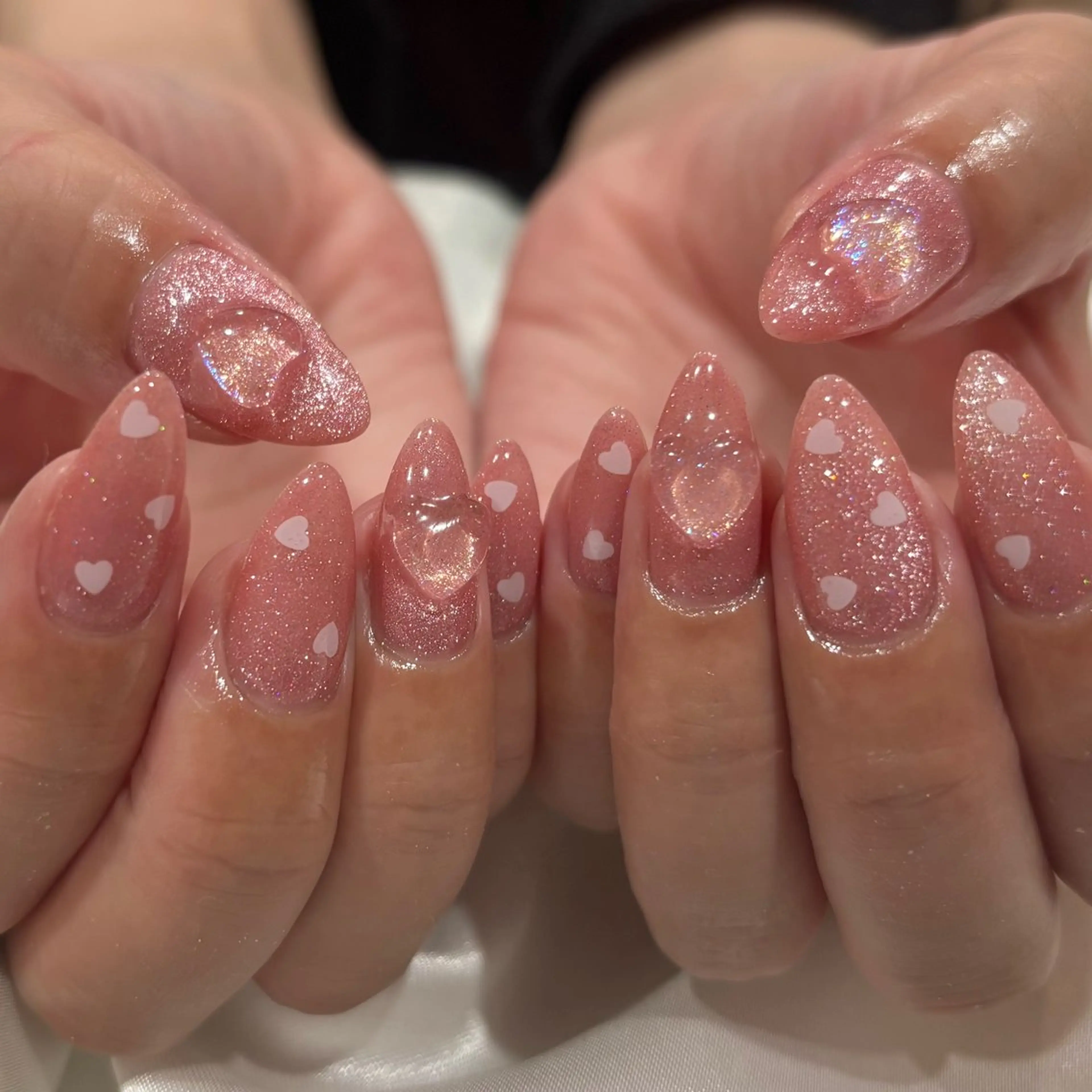 ネイル ラメ(グリッター) マグネットネイル ハンドネイル sharesalon    room59所属・nozomi 🌙のネイルデザイン