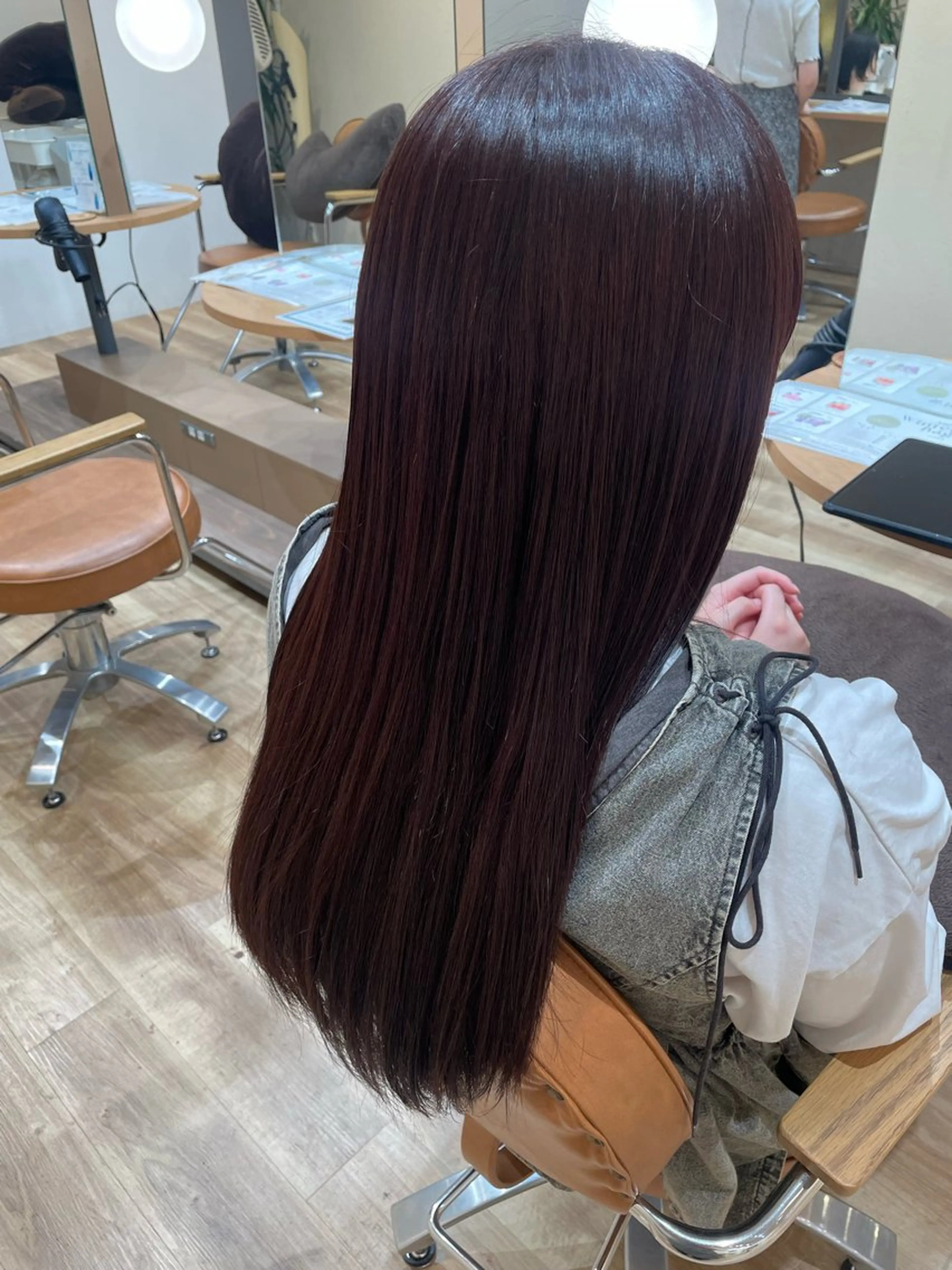 ロング ヘアカラー 福岡 音々のヘアスタイル