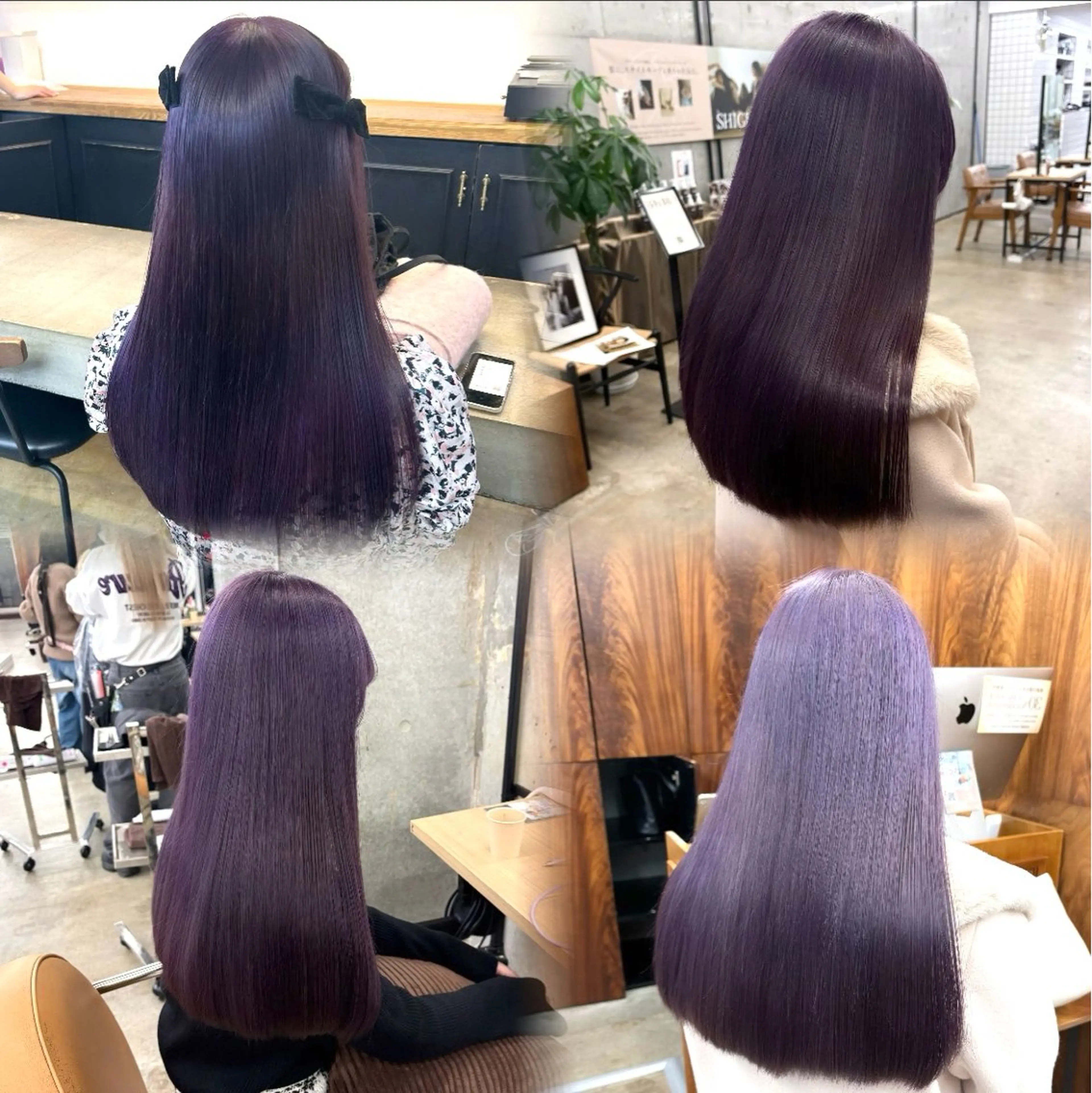 ロング カラー ヘアカラー トリートメント 🎀暖色カラー🎀 ♡yurika♡のヘアスタイル