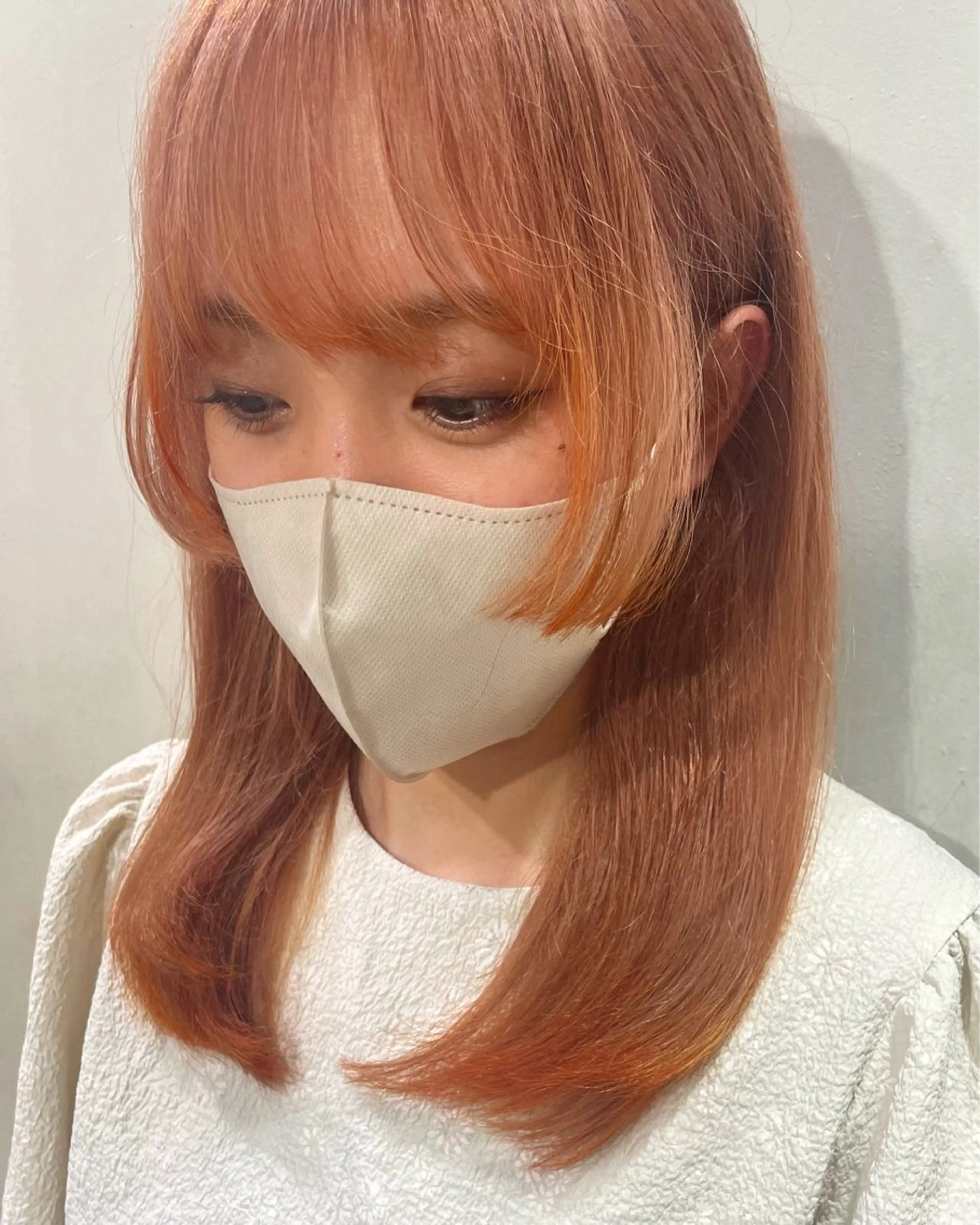 セミロング カラー 💫骨格診断カット 🌈KAHOのヘアスタイル