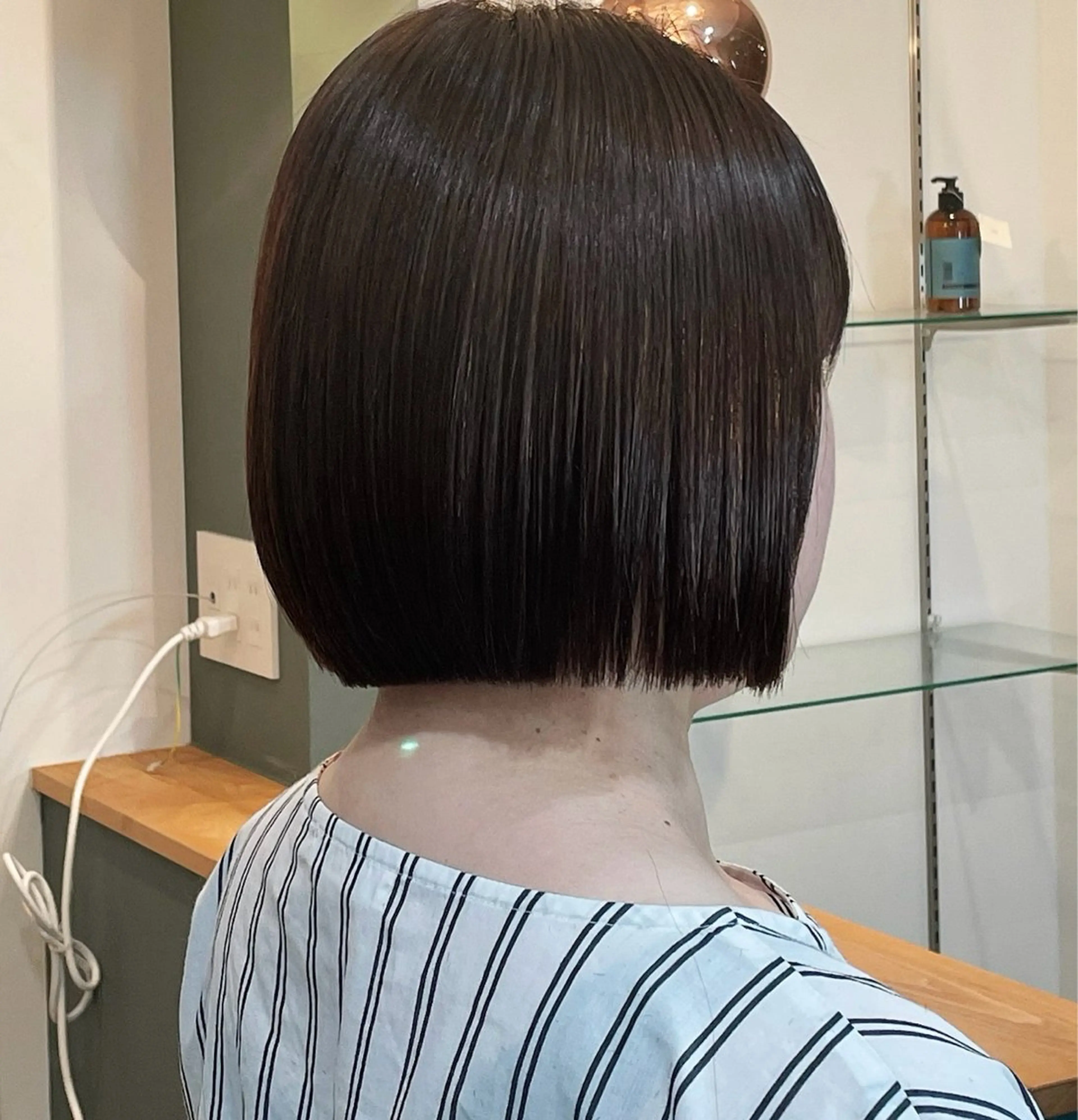 ショート ボブ 縮毛矯正 Bella Salon所属・福井 悠のヘアスタイル