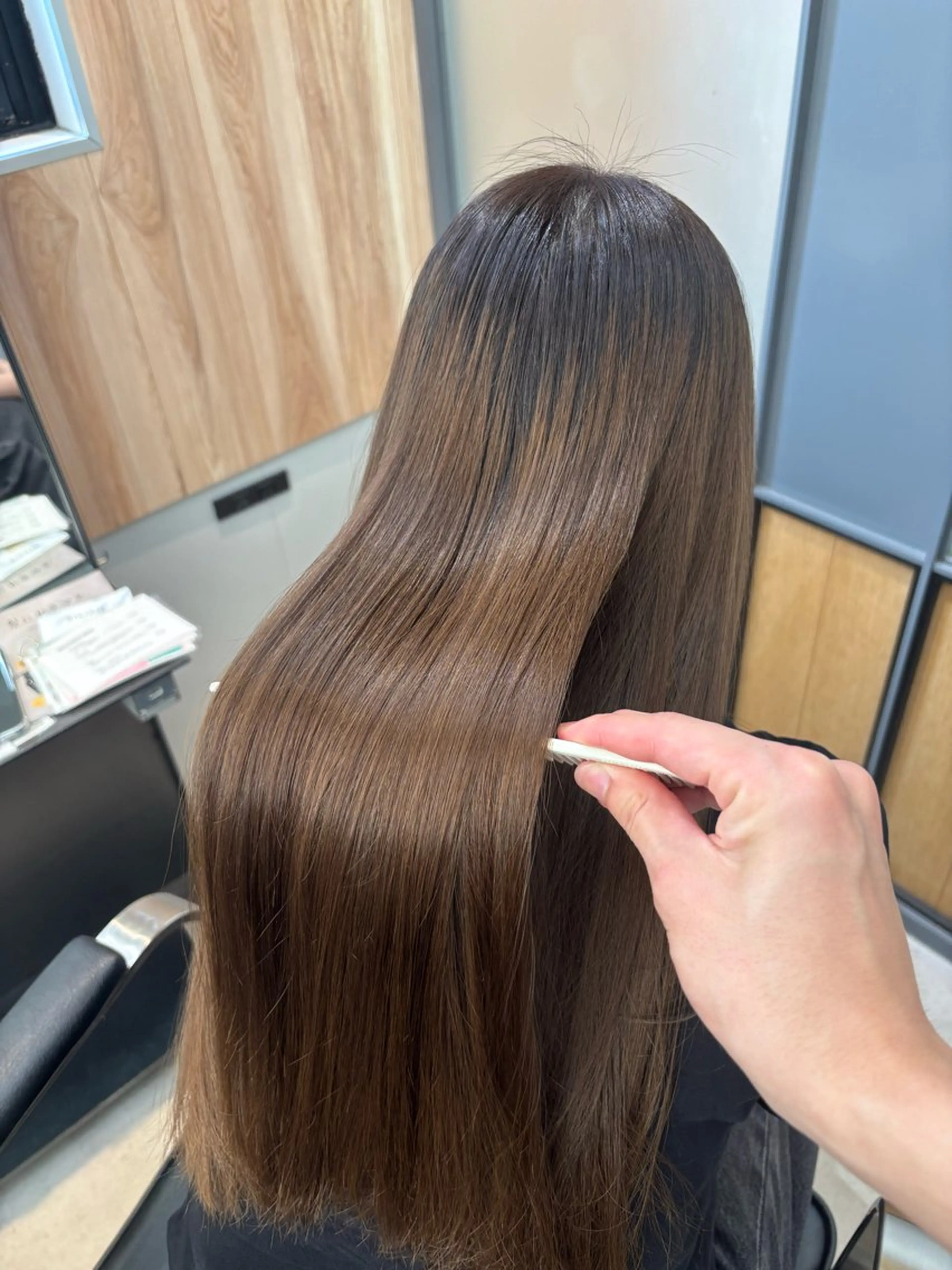 ロング 縮毛矯正 トリートメント ✨津田佐功/兵庫三宮 /カラー/縮毛矯正✨のヘアスタイル