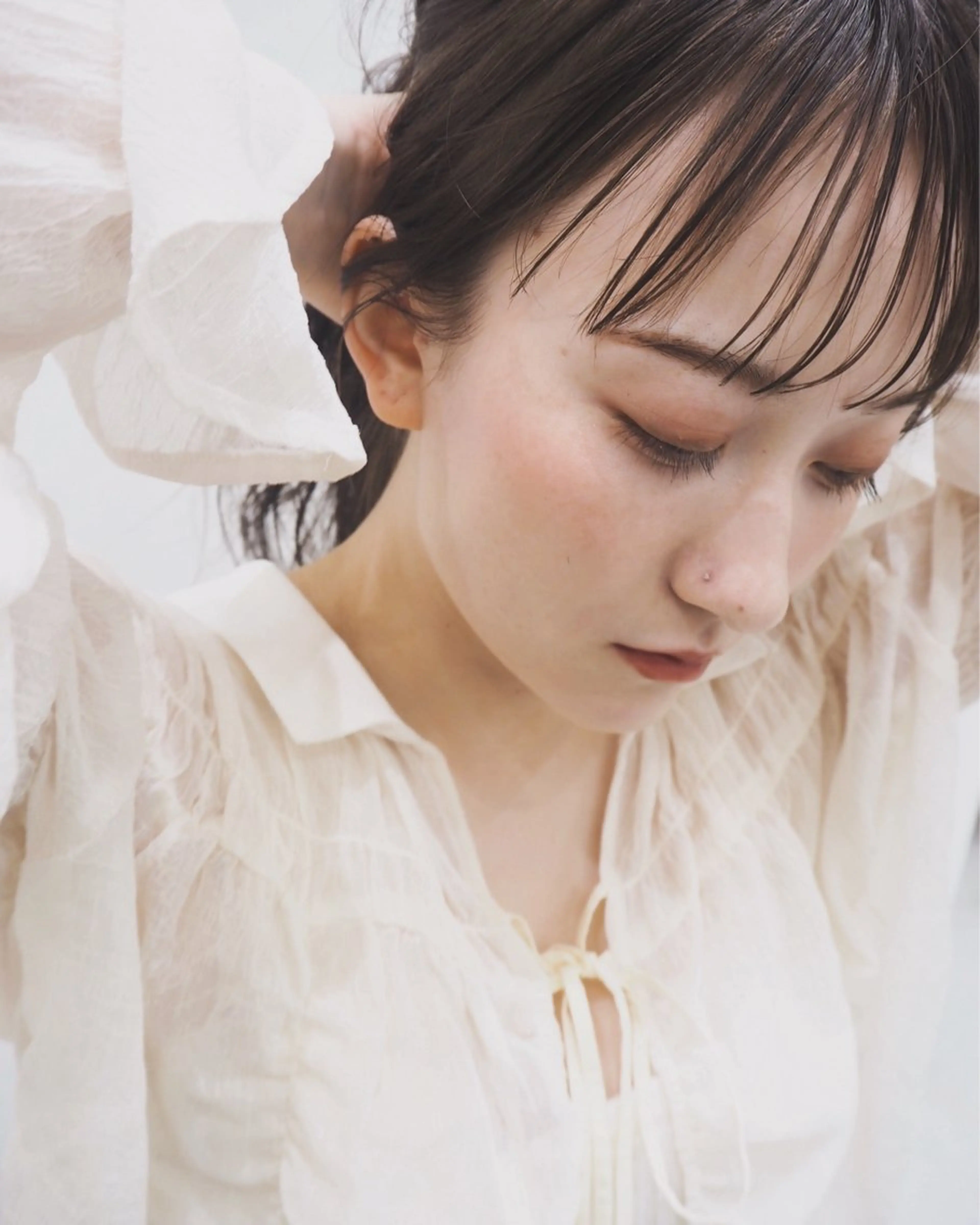 ロング 💛🤍U too e’s 鎌倉🧸のヘアスタイル