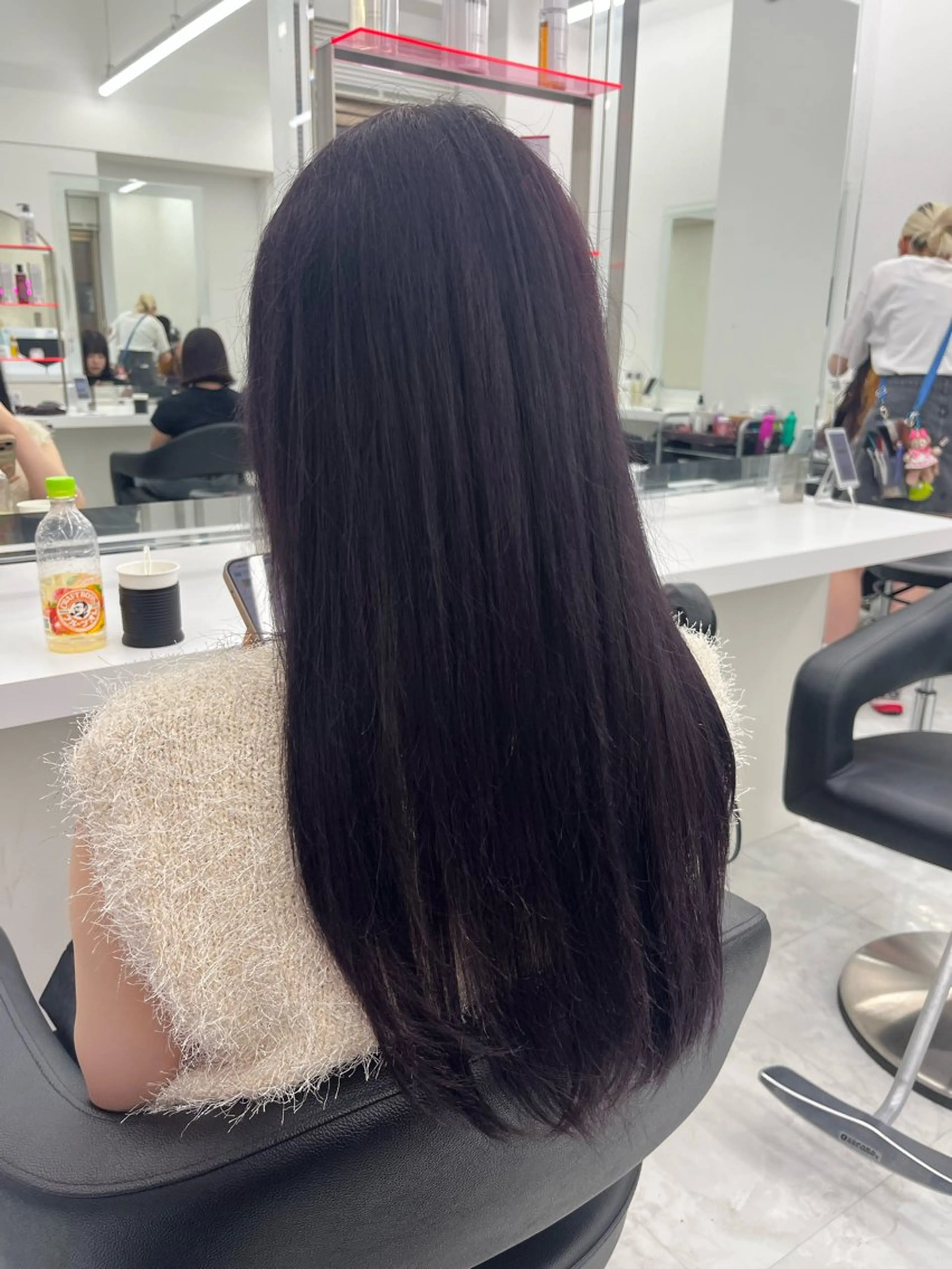 ロング カラー ディープラベンダー ラベンダーカラー 💖トレンド秋冬 カラー💖FUTAのヘアスタイル