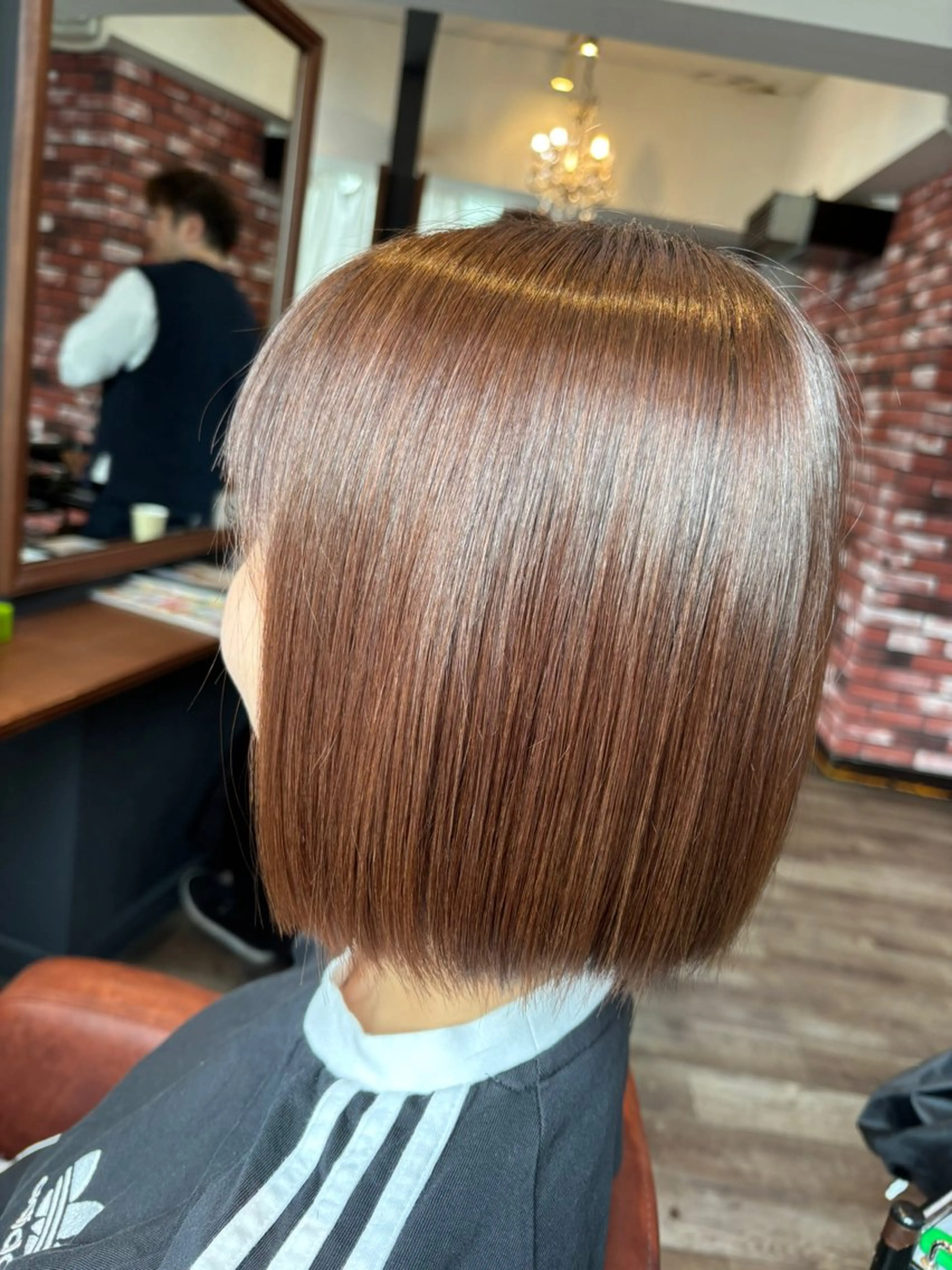 ショート ボブ 縮毛矯正 カット 縮毛矯正 トリートメント ロイヤルスイート所属・眞壁 華子のヘアスタイル