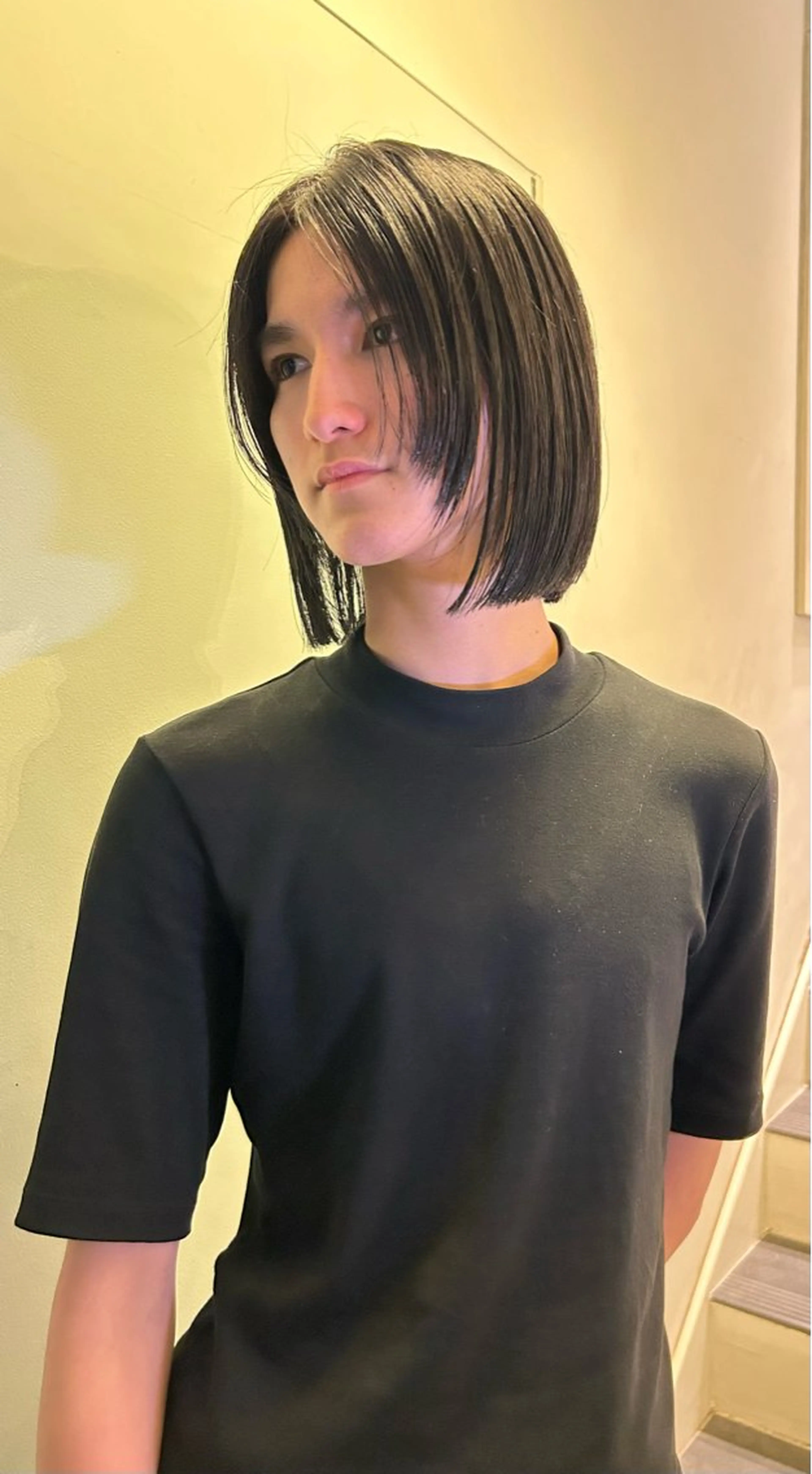 ショート ボブ 高山 沙来/レイヤー カット/髪質改善艶髪のヘアスタイル