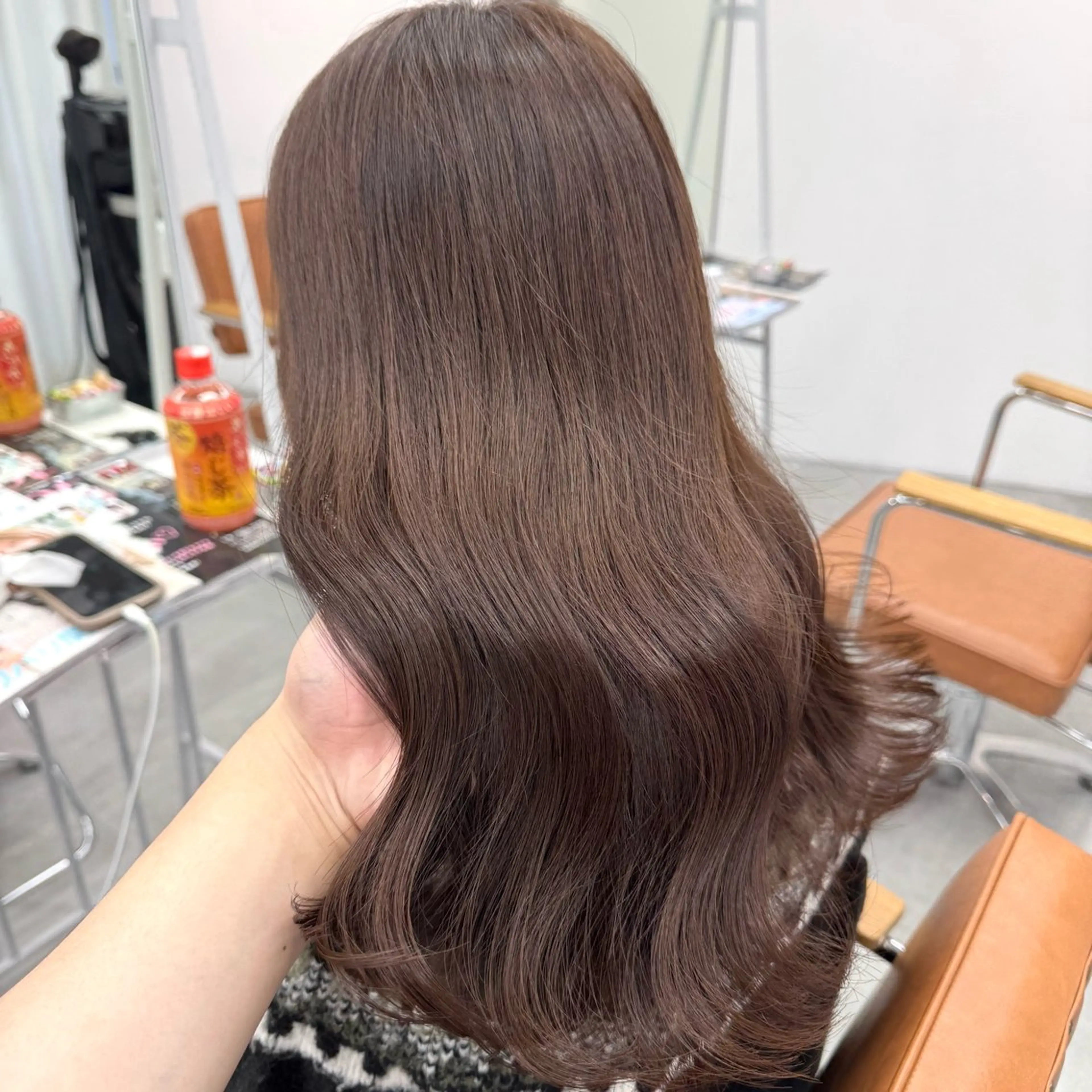 ロング カラー ヘアアレンジ ヘアカラー ブリーチなしカラー /新百合ヶ丘/安形翔のヘアスタイル