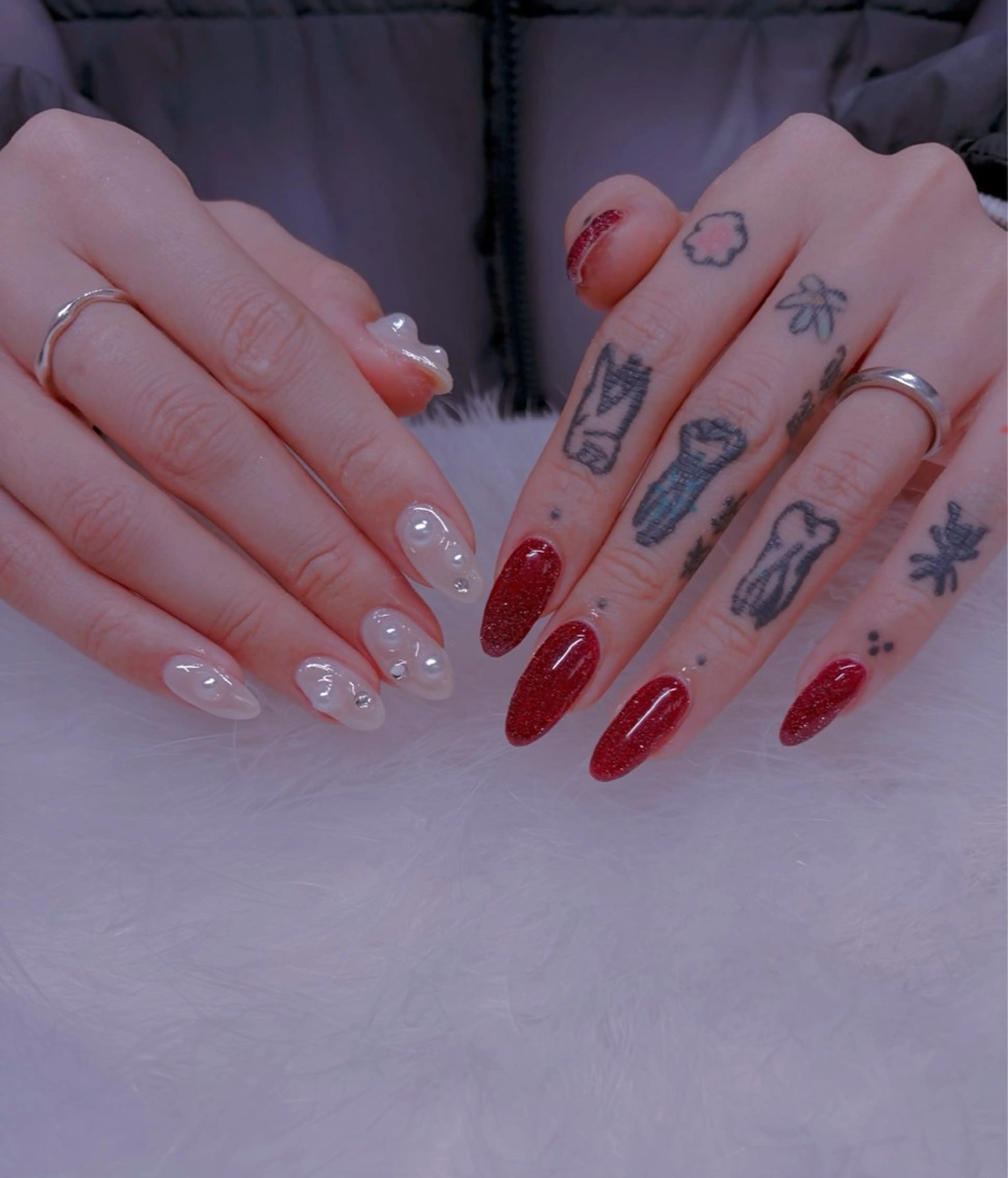 ネイル チークネイル 桜ネイル 長さ出し フットネイル フレンチネイル ビューティー ネイルのネイルデザイン