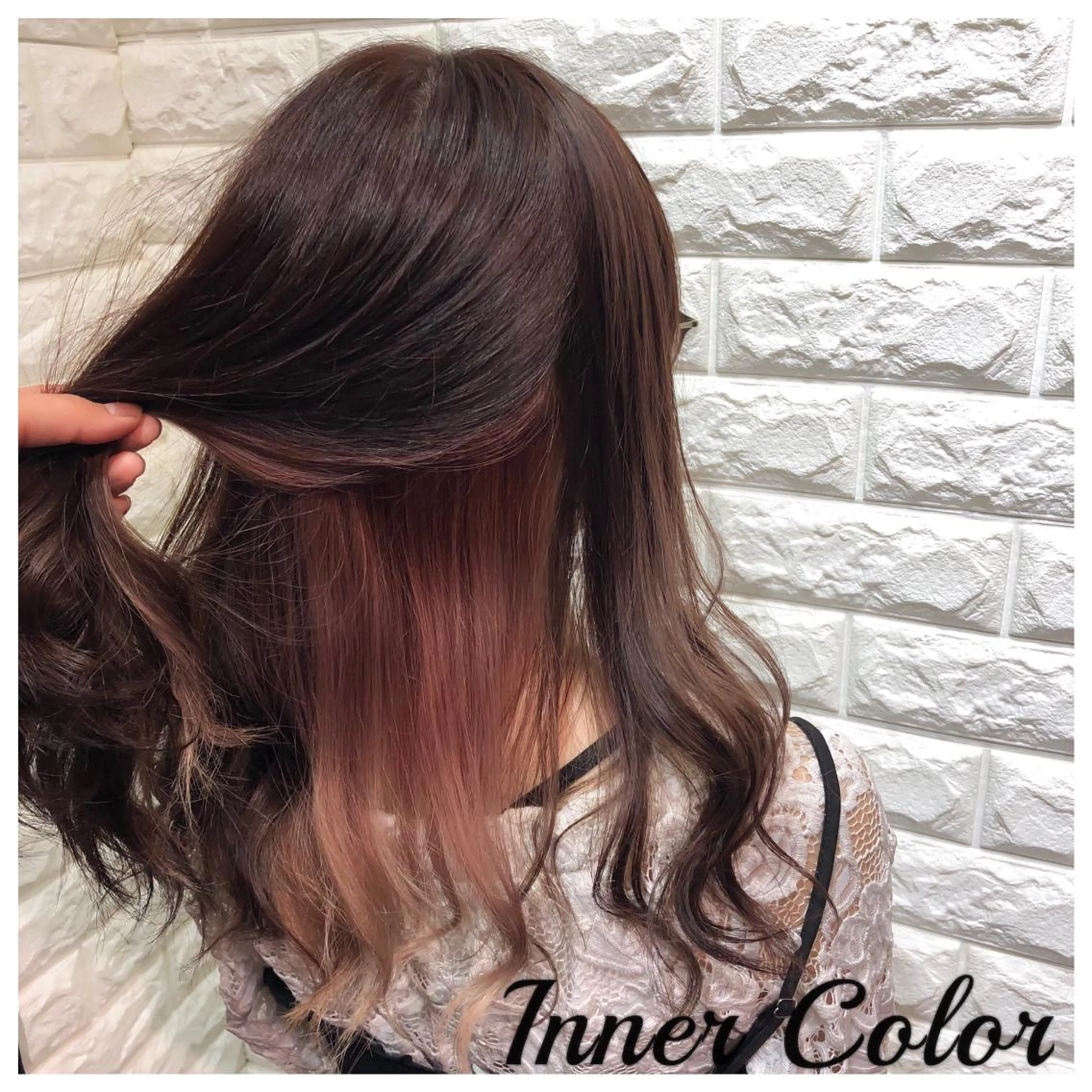 ロング カラー EGAO所属・yuuka🌻 ハイライト/艶カラーのヘアスタイル