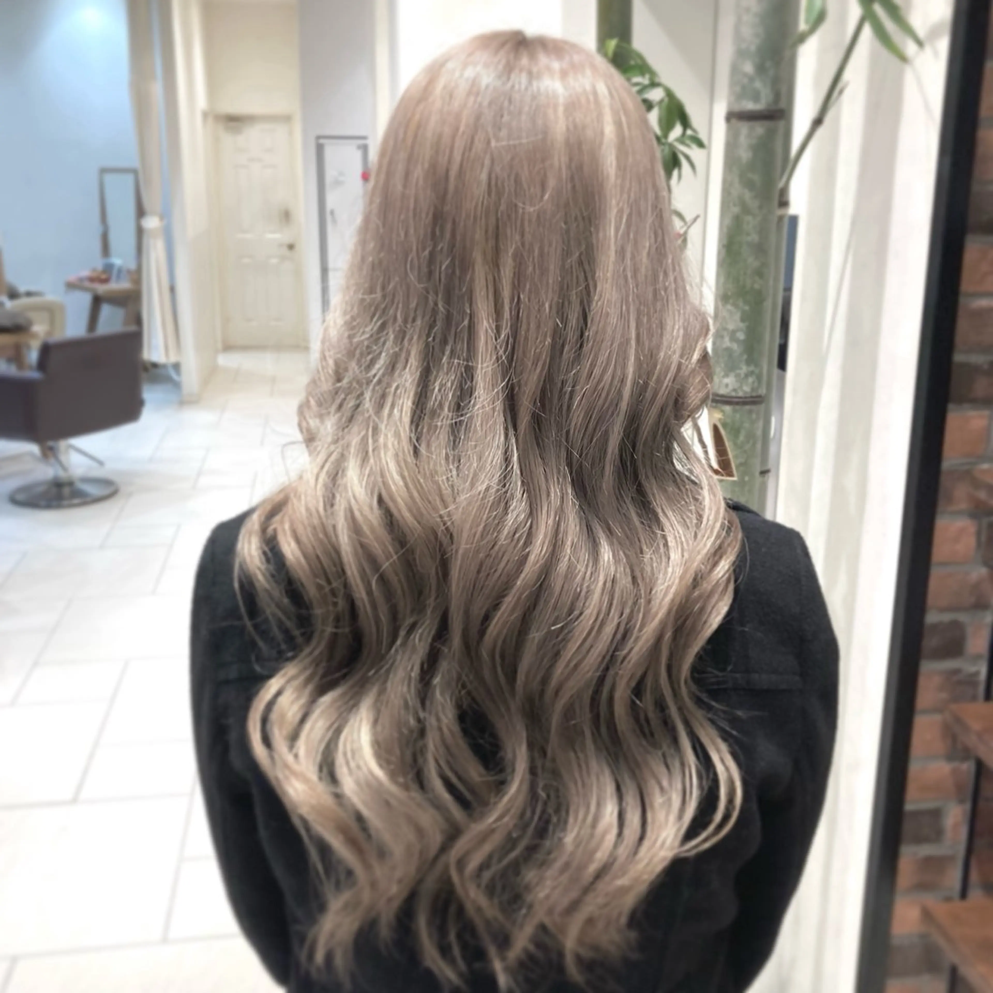 ロング カラー 透明感ワンカラー🎀 レイヤー/AOのヘアスタイル