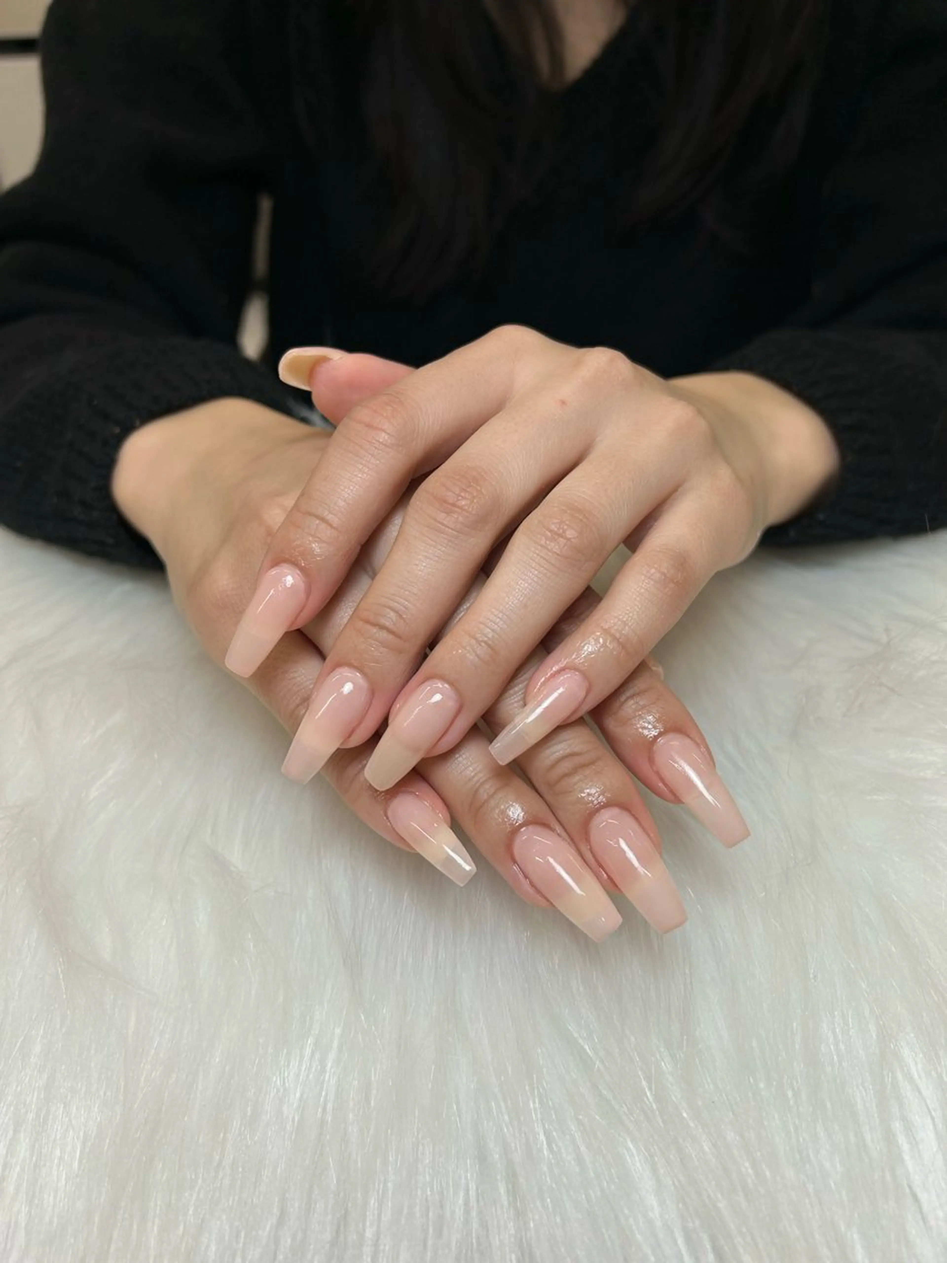 ネイル ワンカラーネイル MIHANAネイル ／RUNA ルナのネイルデザイン