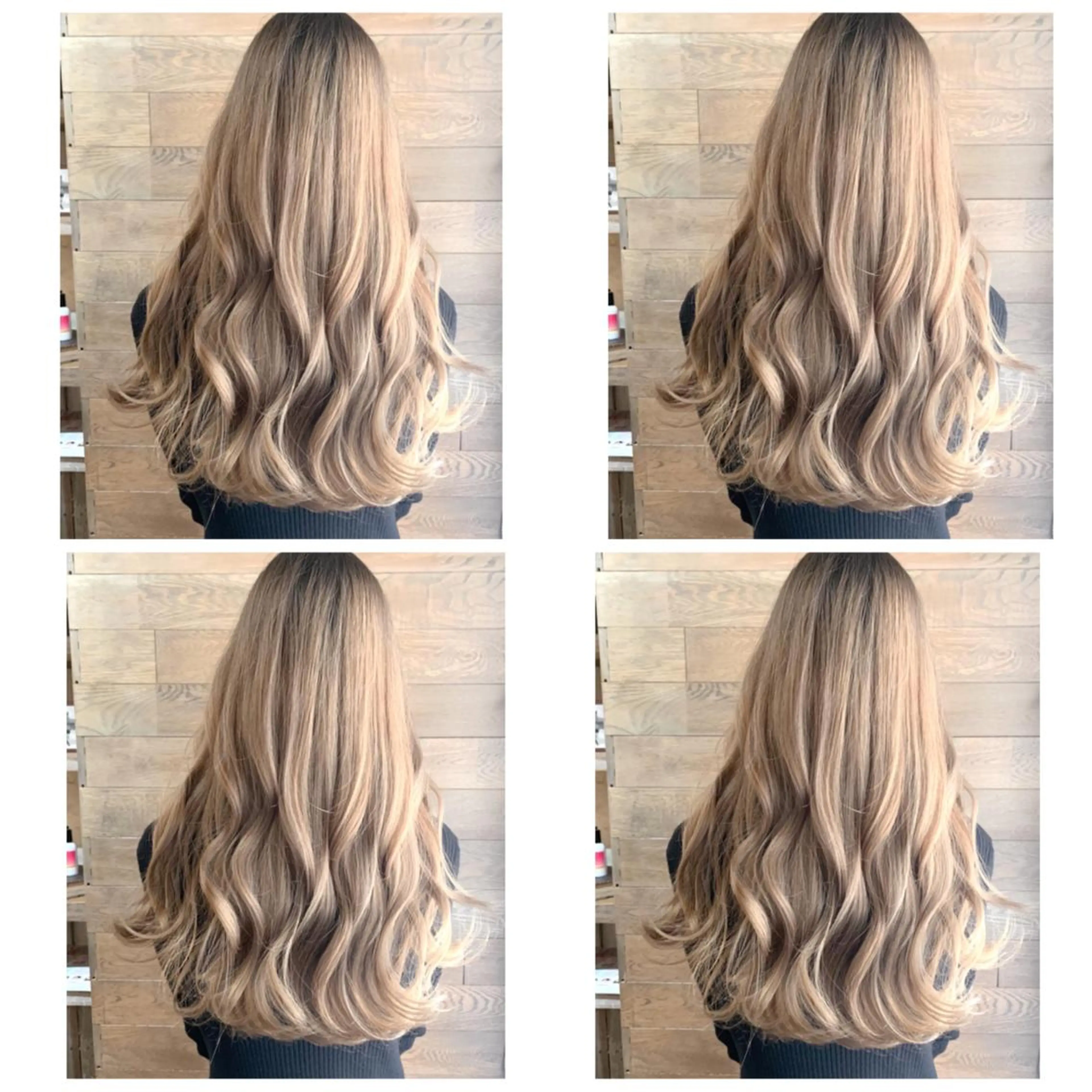 ロング カラー バレイヤージュ ブラウンカラー ココアブラウン デザインカラー グラデーションカラー カット ヘアカラー 京都大人女性ショート 徒歩1分/秋山のヘアスタイル