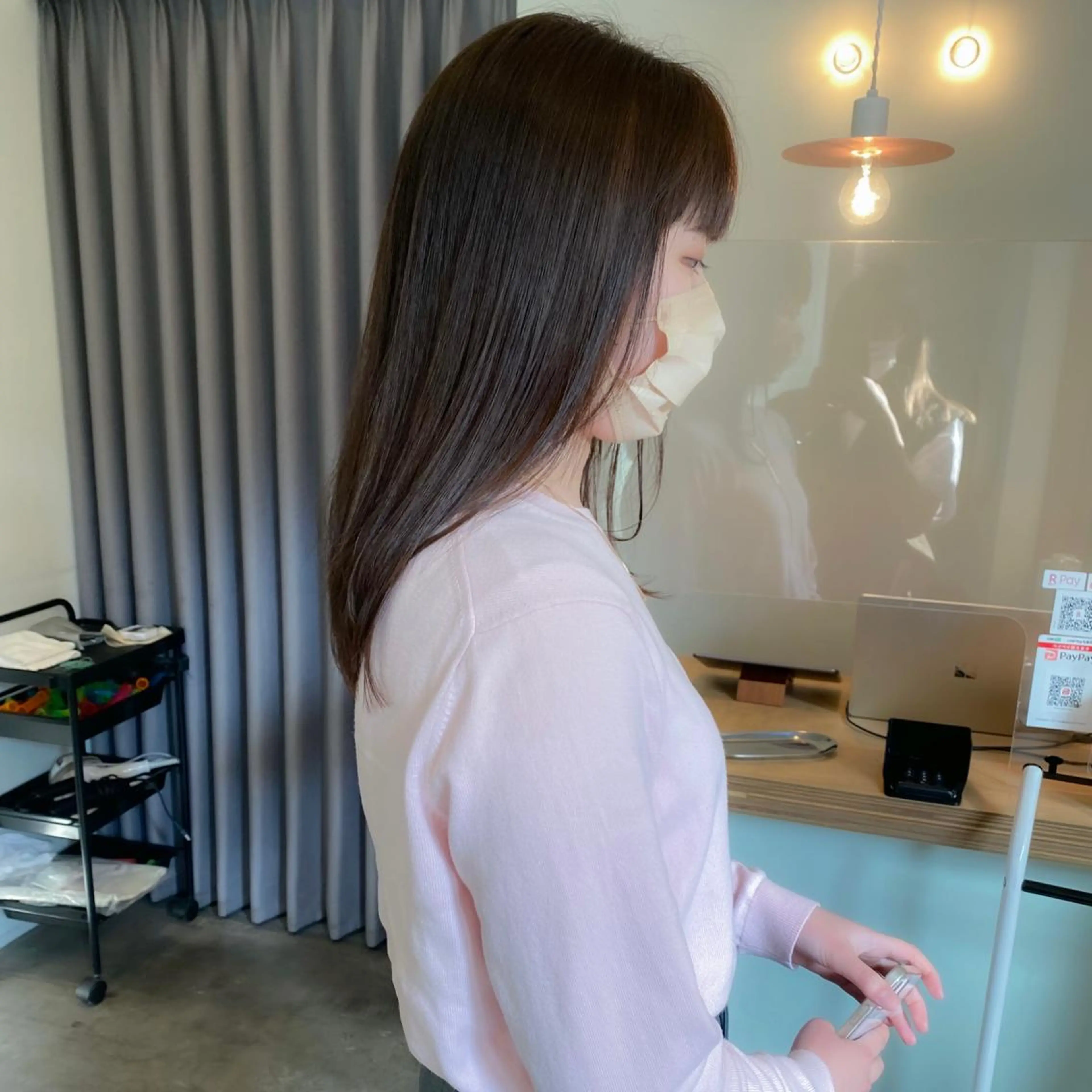 ✨新メニュー✨【カシミヤ質感】カット+透明感カラー+髪質改善トリートメント(ホームケア付き)の写真