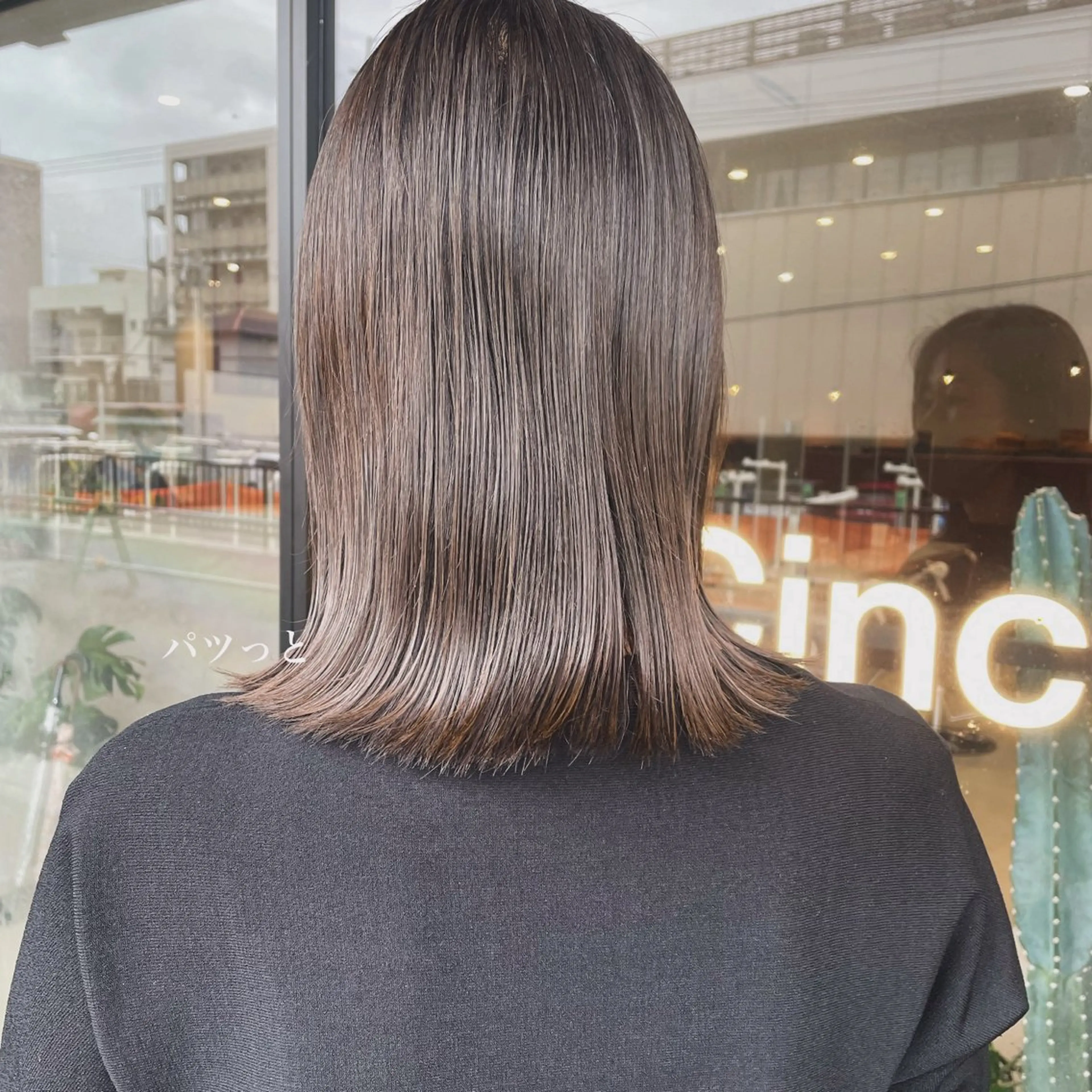 ミディアム カラー カット ヘアカラー トリートメント 北九州美容室 🕊️わかな✂︎のヘアスタイル